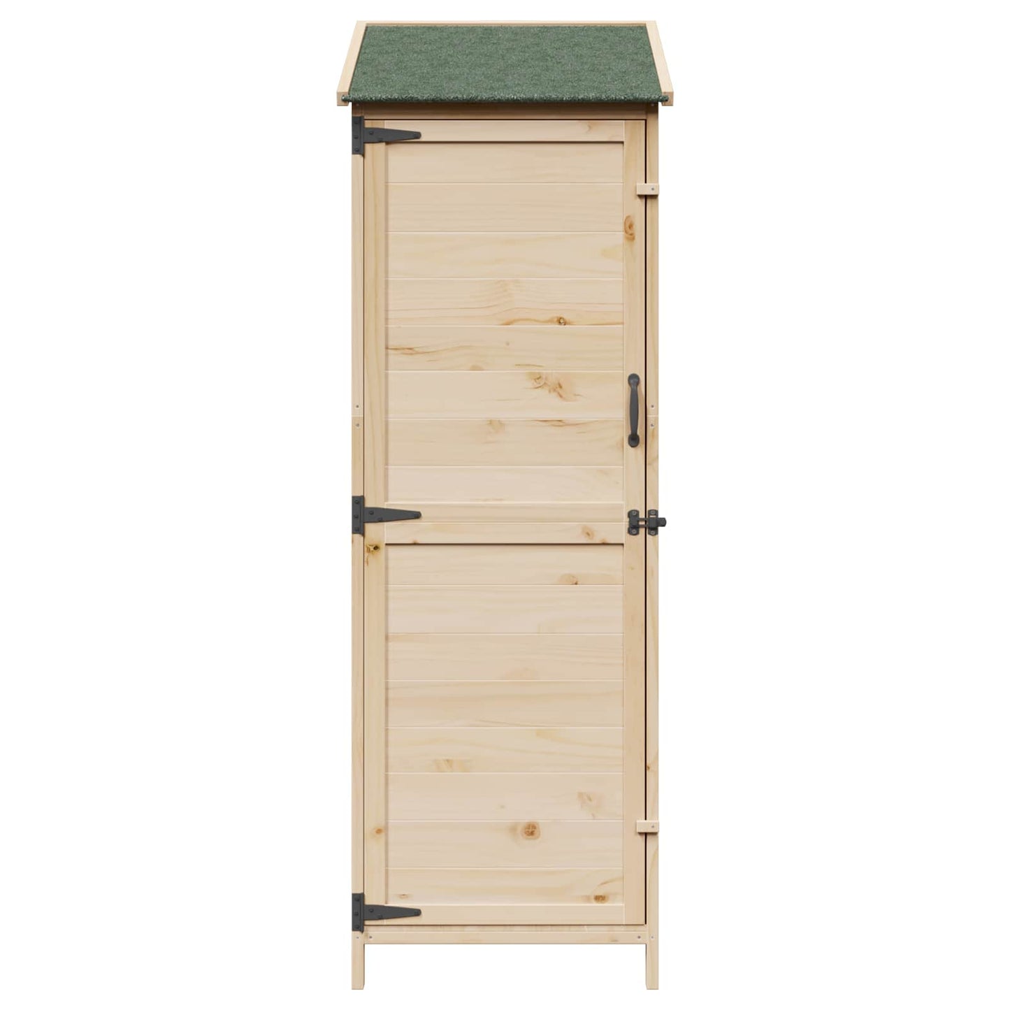 Hagehus med tak Naturlig 59,5 x 56 x 176,5 cm Massiv Furu Tre