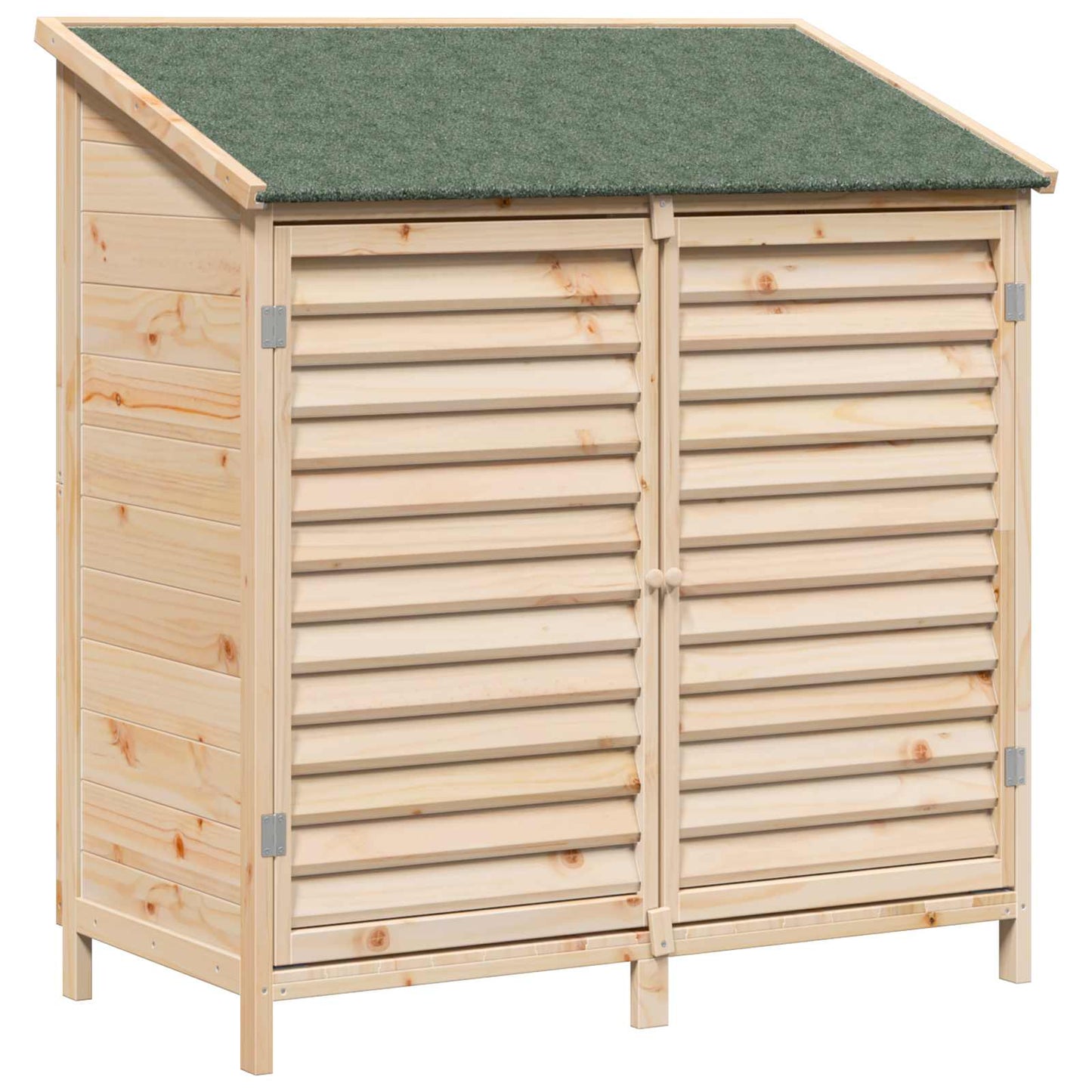 Hagehus med tak Naturlig 106 x 56 x 113,5 cm Massiv Furu Tre