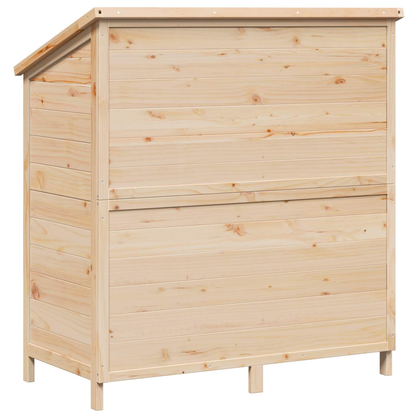 Hagehus med tak Naturlig 106 x 56 x 113,5 cm Massiv Furu Tre