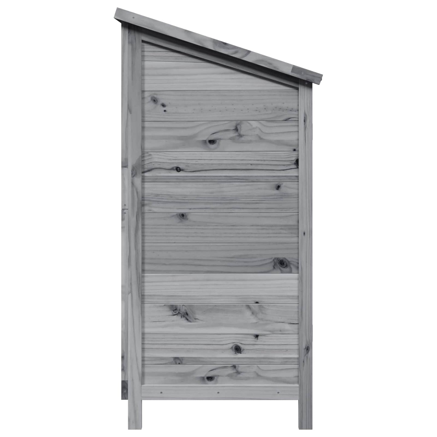 Hagehus med tak Grå 106 x 56 x 113,5 cm Massiv Furu Tre