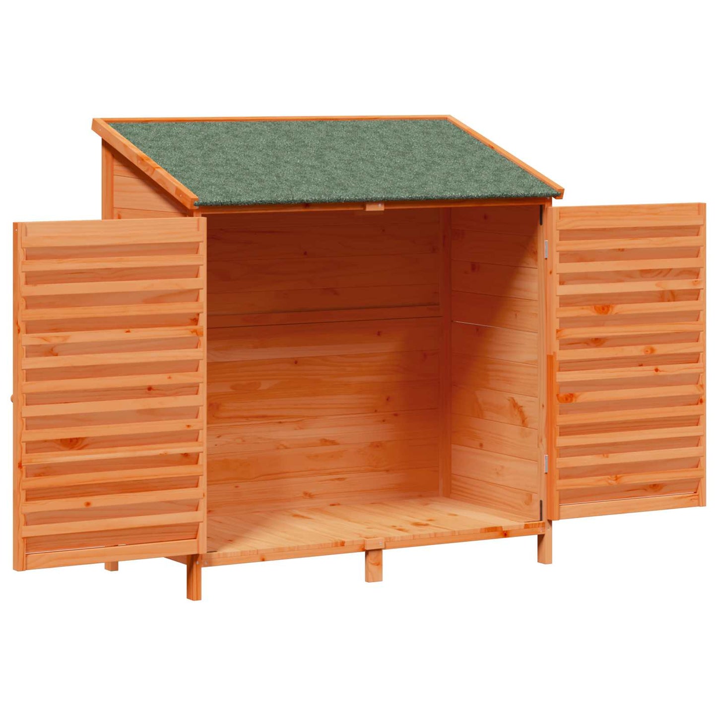 Hagehus med tak Brun 106 x 56 x 113,5 cm Massiv Furu Tre