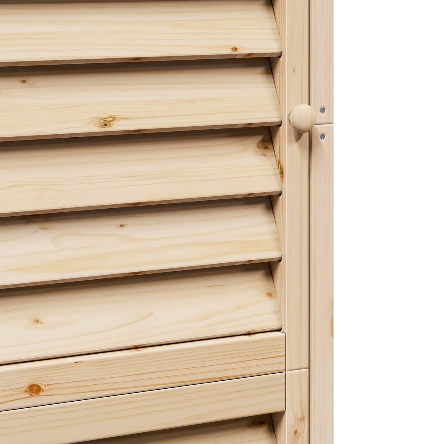 Hagehus med tak Naturlig 59 x 56 x 176 cm Massiv Furu Tre