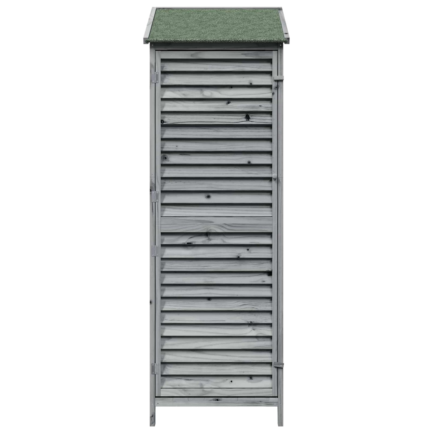 Hagehus med tak Grå 59 x 56 x 176 cm Massiv Furu Tre