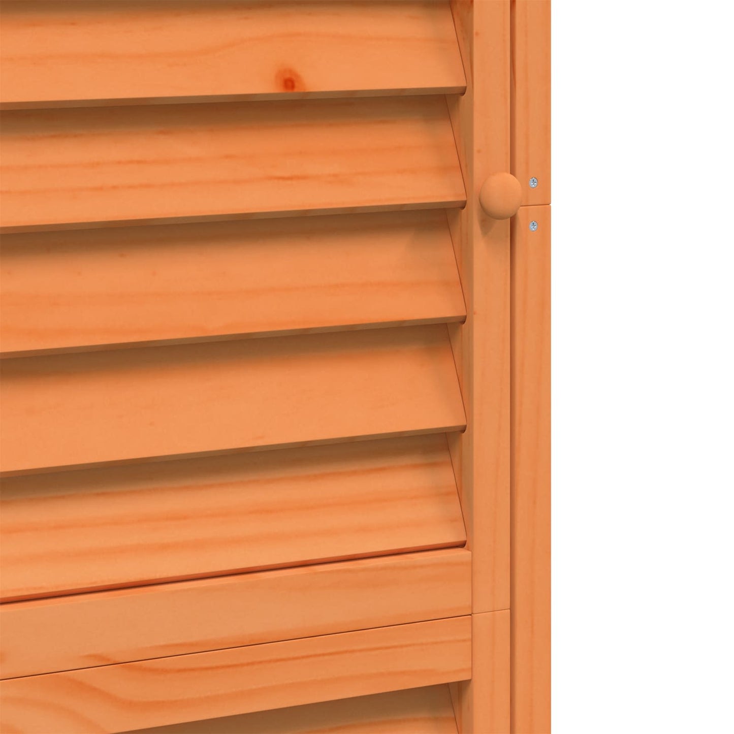Hagehus med tak Brun 59 x 56 x 176 cm Massiv Furu Tre