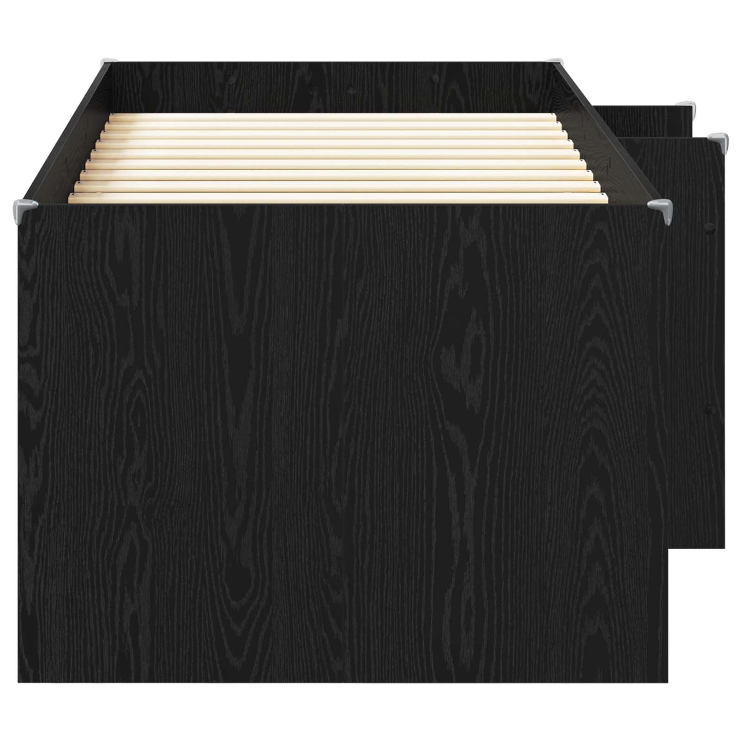 Barnas Høye Sengramme Svart eik 98.5 x 200 cm Konstruert tre