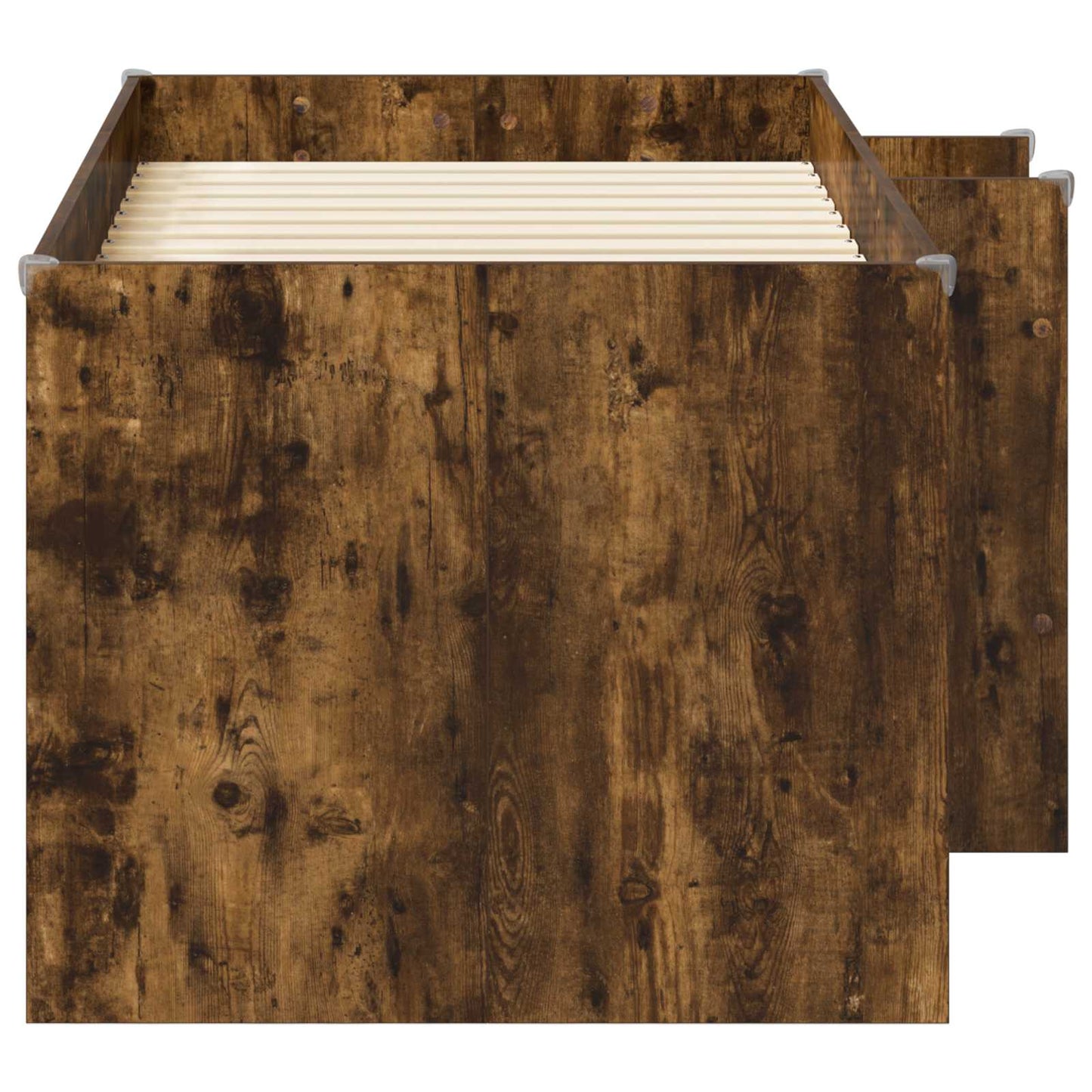 Barnas Høye Sengramme Røkt Eik 80 x 160 cm Konstruert tre