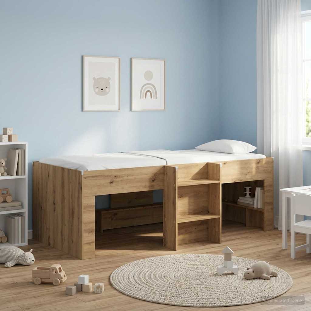 Barnas Høye Sengramme Artisan eik 90 x 190 cm Konstruert tre