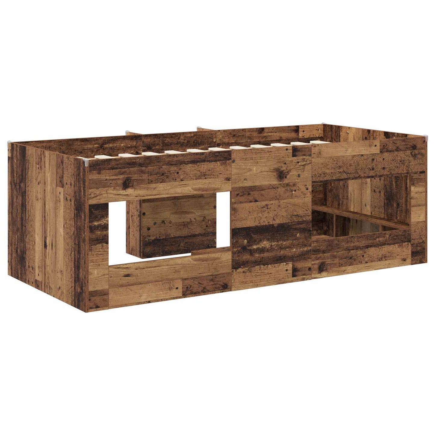 Barnas Høye Sengramme 2 pcs Gammelt tre 193 x 96,1 x 68,5 cm