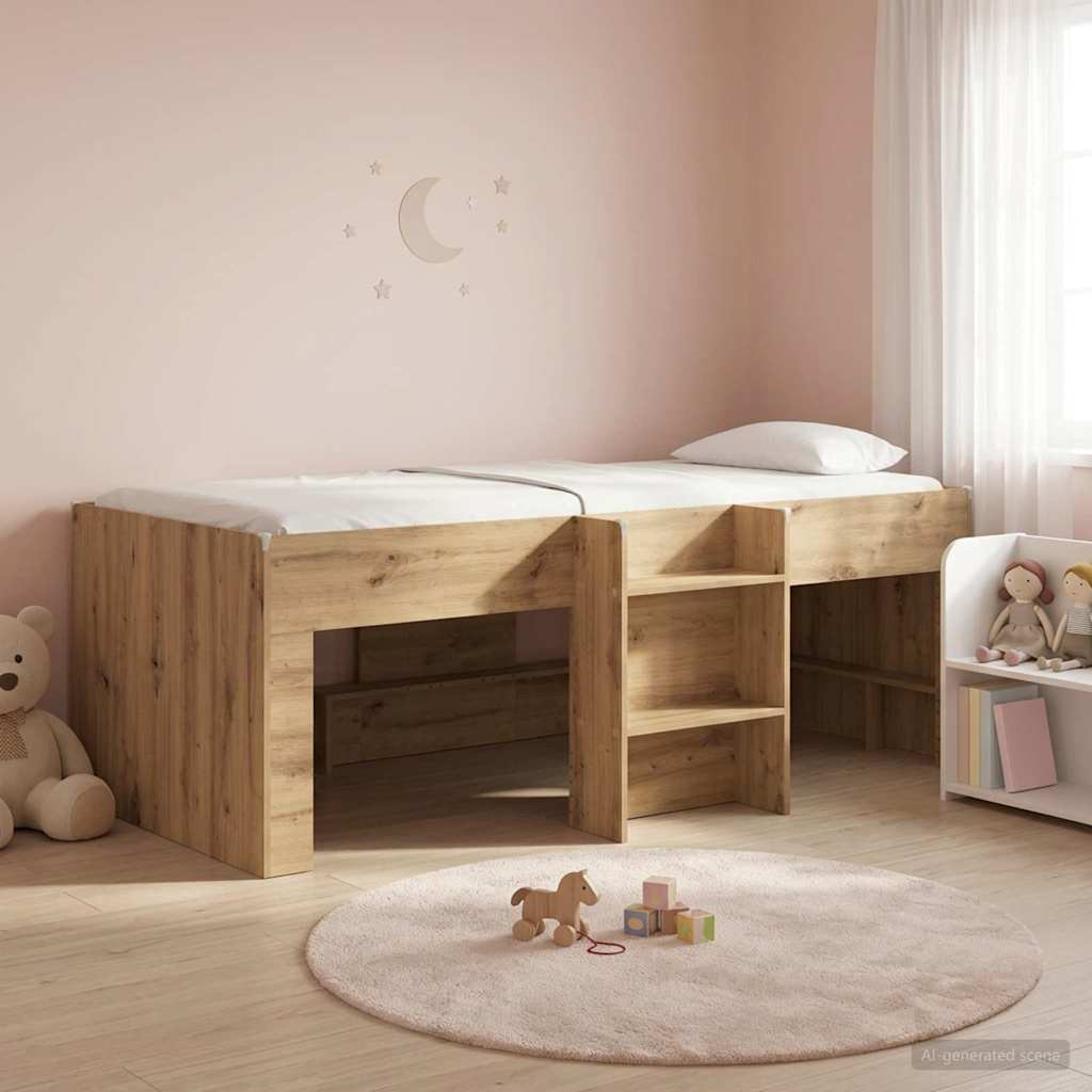 Barnas Høye Sengramme Artisan eik 75 x 190 cm Konstruert tre