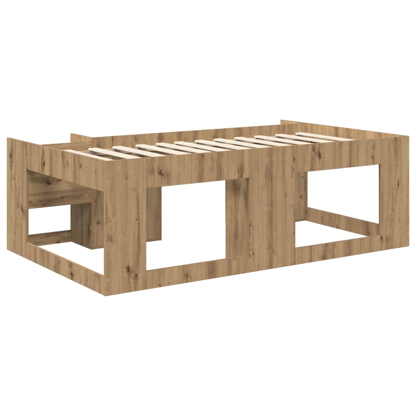 Barneseng med oppbevaring Artisan eik 80 x 200 cm