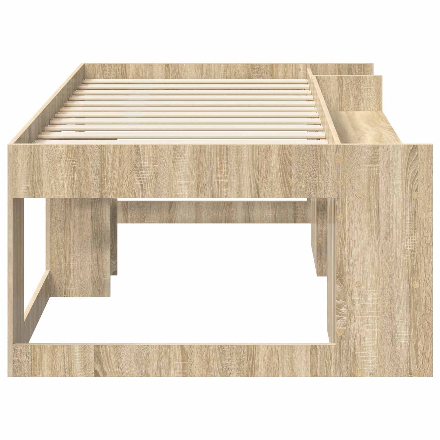 Barneseng med oppbevaring Sonoma eik 98.5 x 200 cm