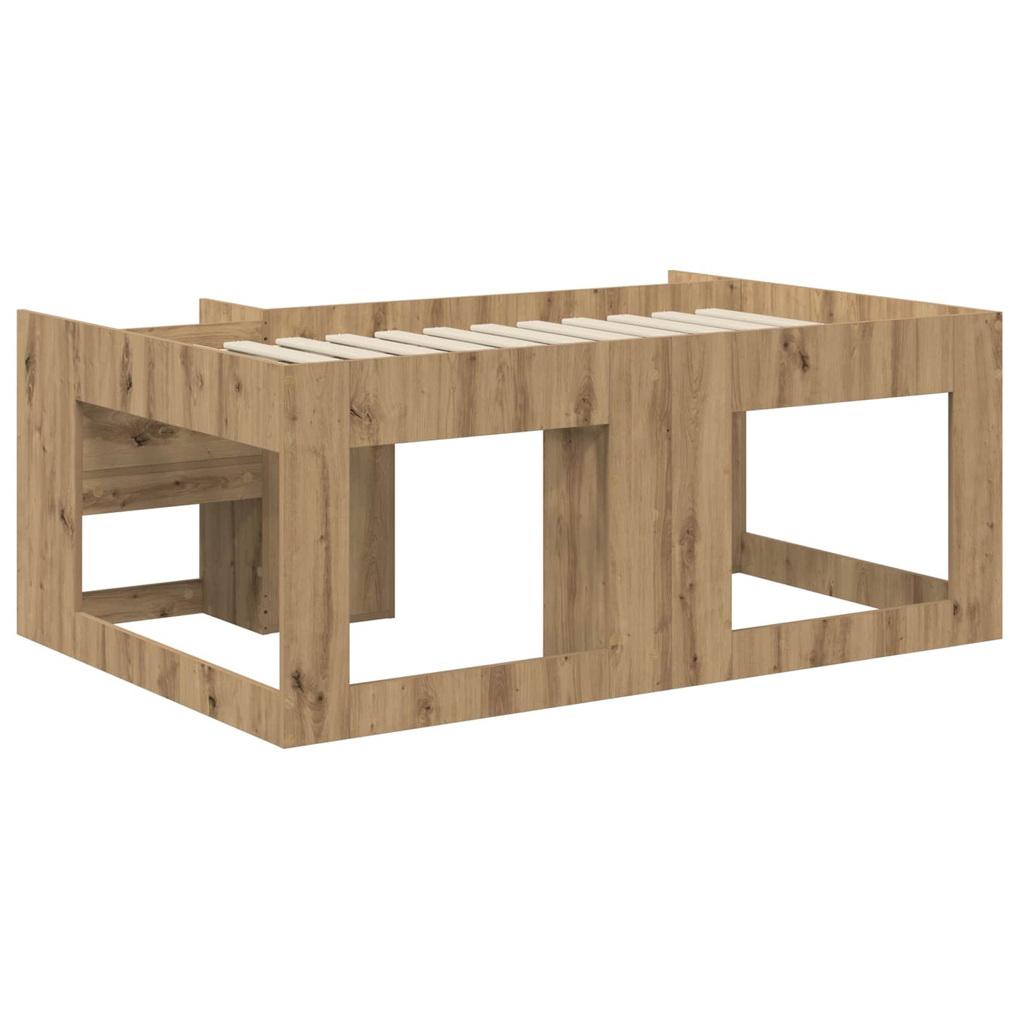 Barneseng med oppbevaring Artisan eik 80 x 160 cm