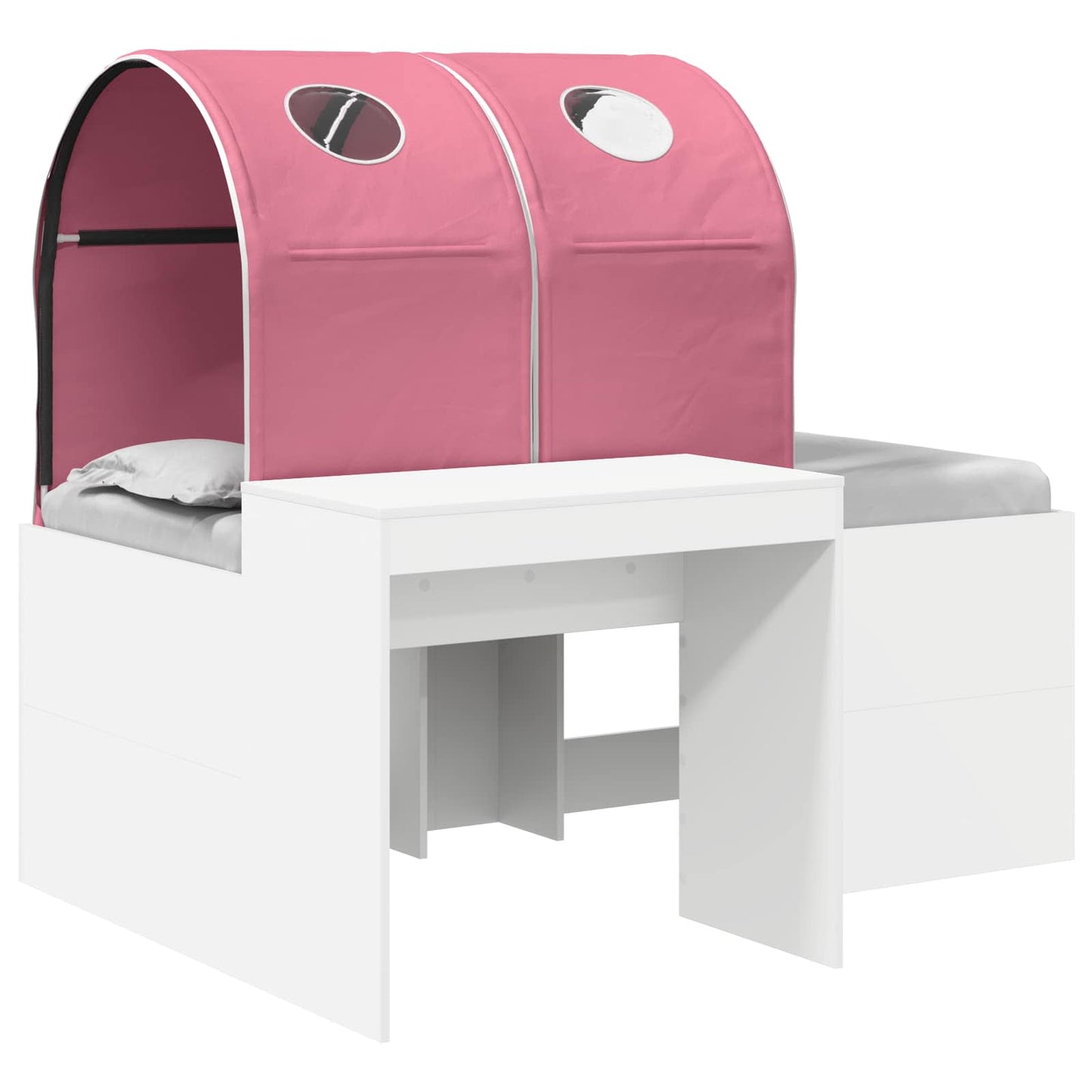 Seng med tunnel 4 pcs Artisian Eik og Rosa Konstruert tre