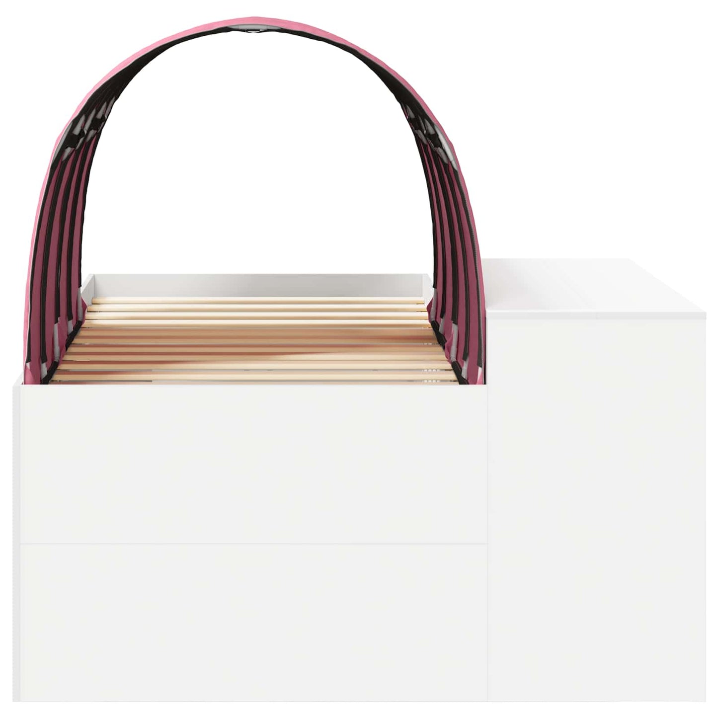 Seng med Tunnel 4 pcs Artisian Eik og Rosa Konstruert tre