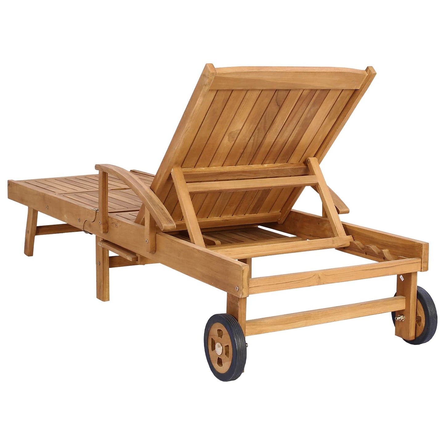 Solstol 1-person Brun Massivt Teaktre