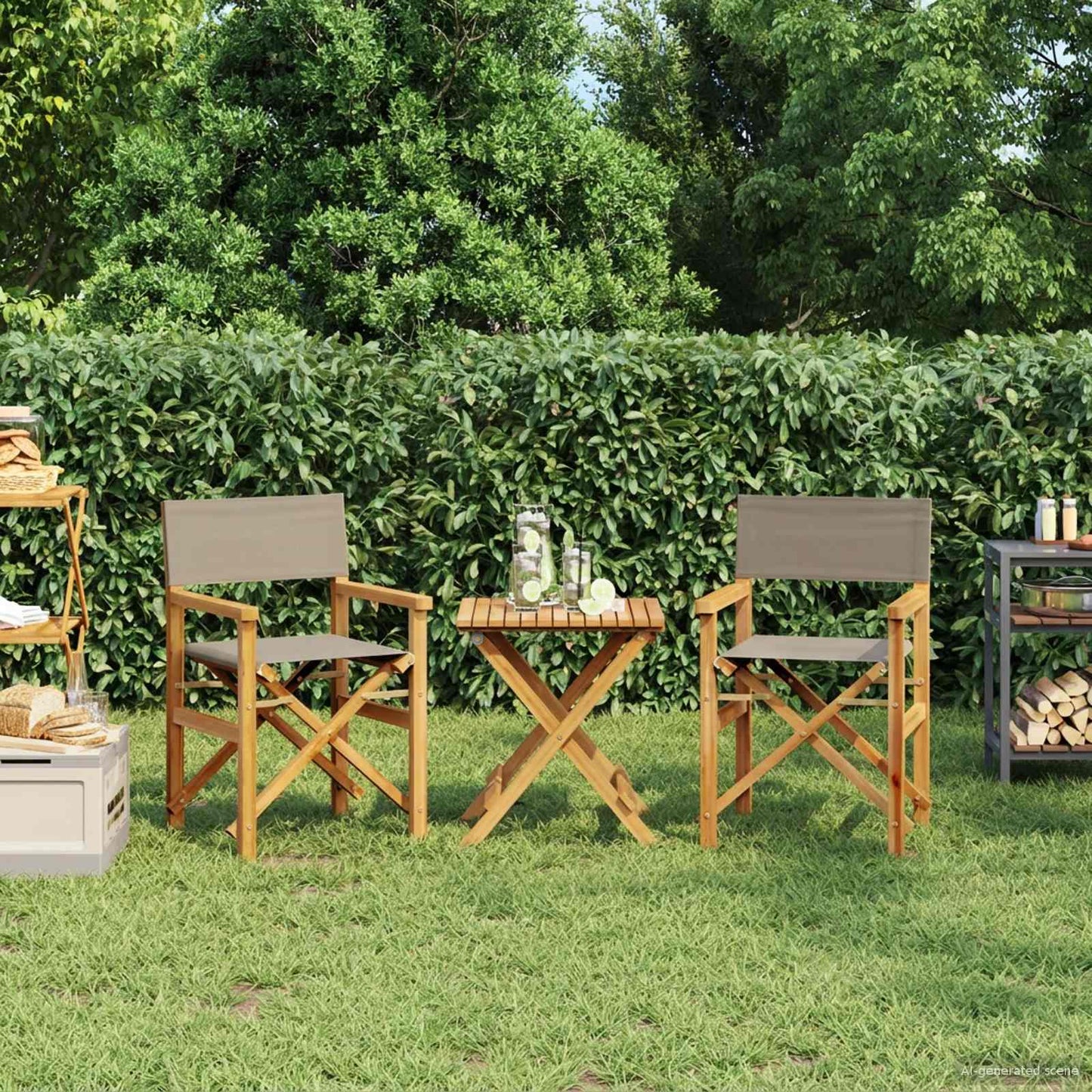 Spisestuestol 56 x 54 x 87 cm 100% Polyester Solid-Teak