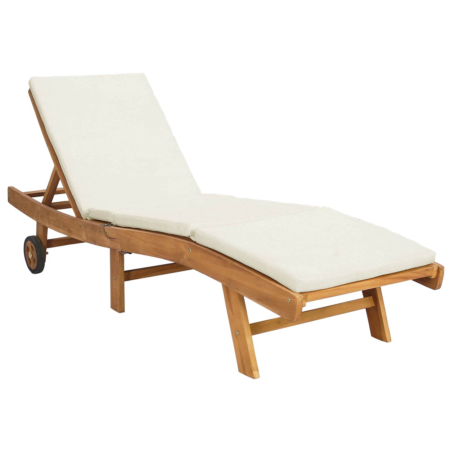 Solstol Brun og kremhvit Polyester