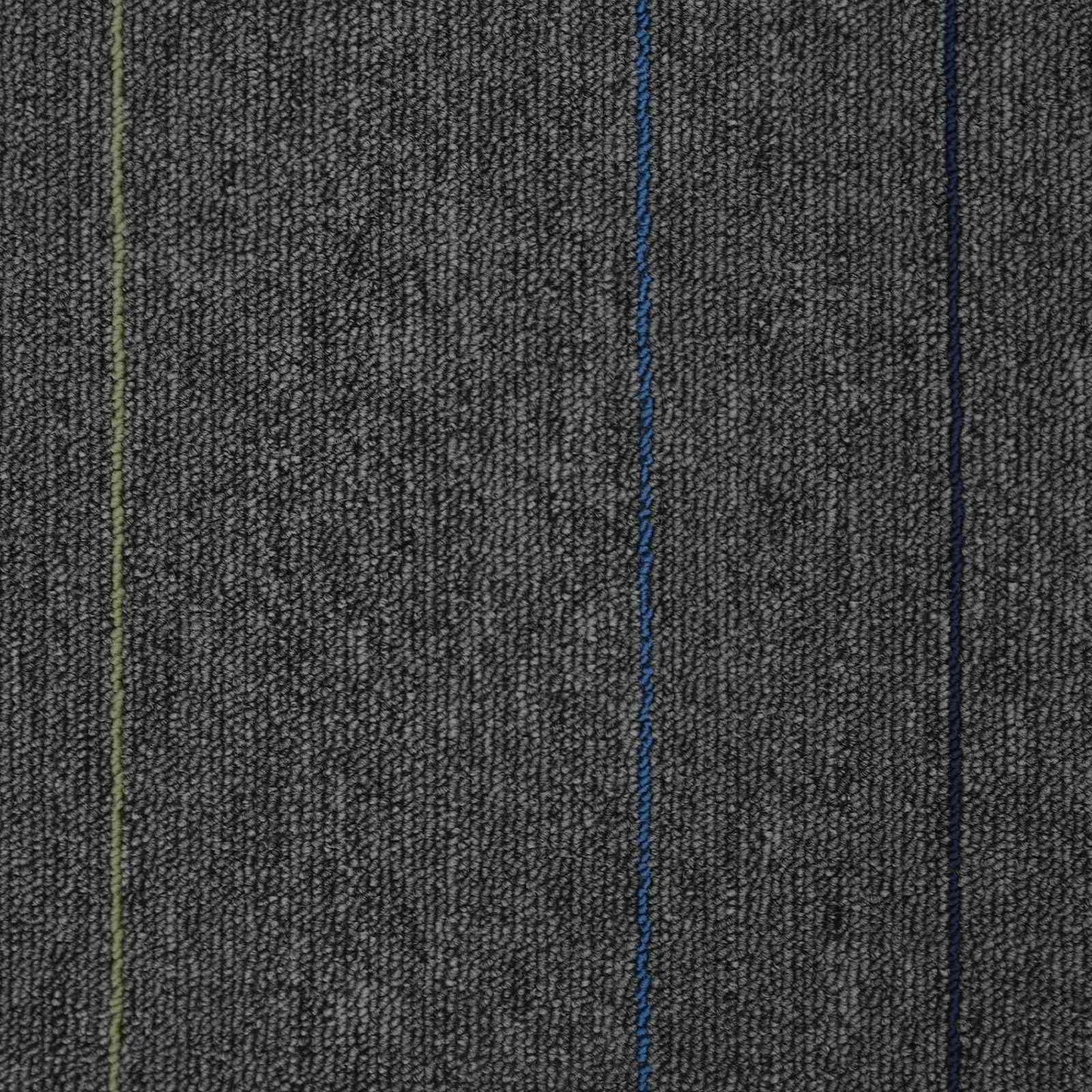 Teppeflis Medium Grå med Striper 50 x 50 cm 4 pcs PP og Bitumen