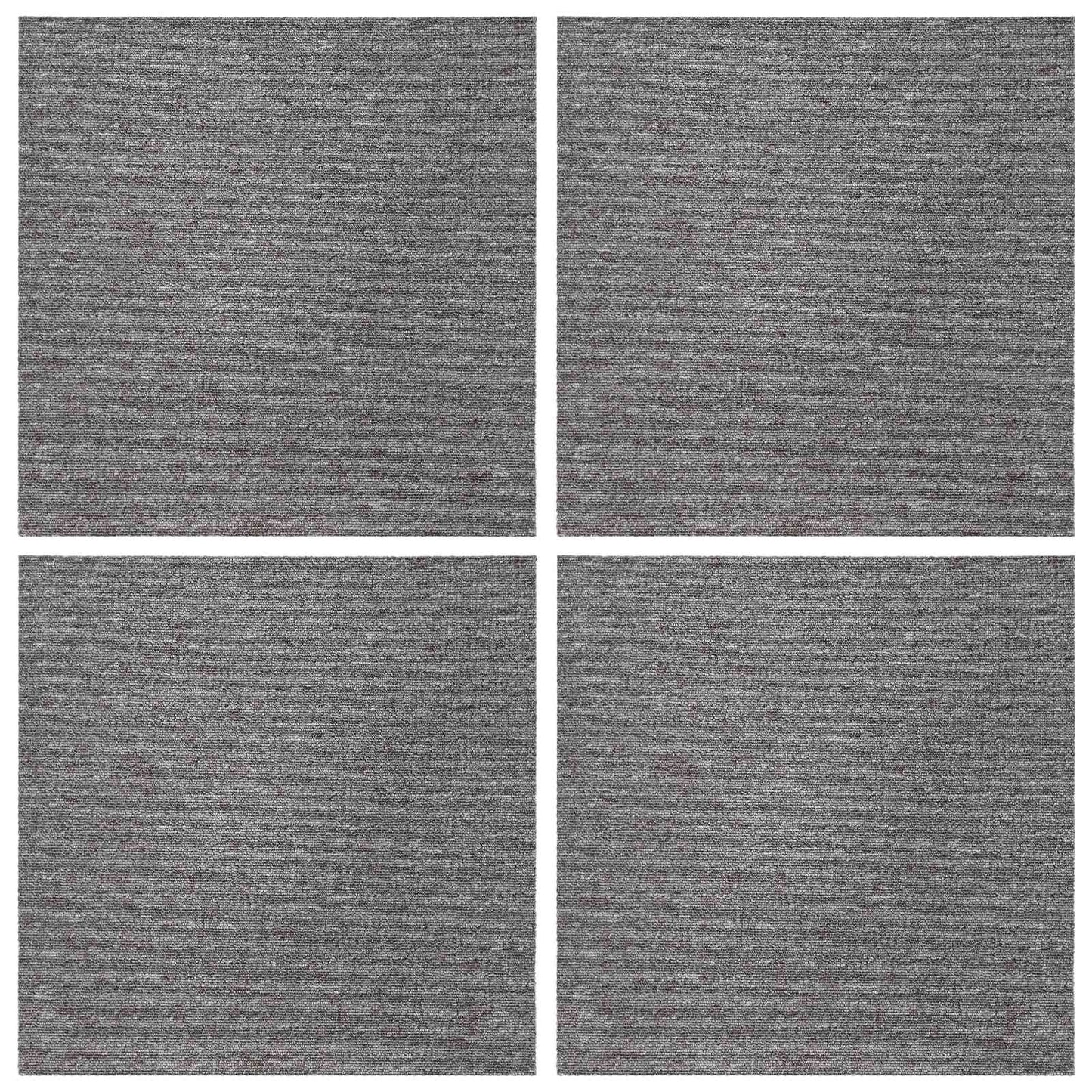 Teppeflis Brun 50 x 50 cm 4 pcs PP og Bitumen