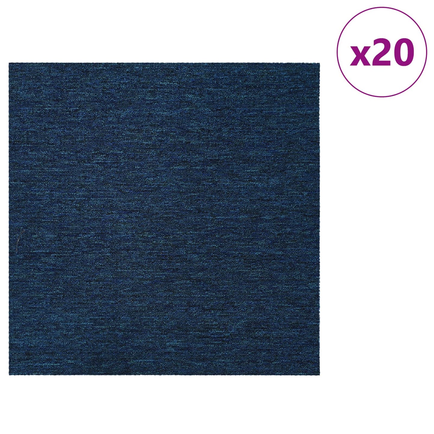 Teppeflis Blå 50 x 50 cm 20 pcs PP og Bitumen