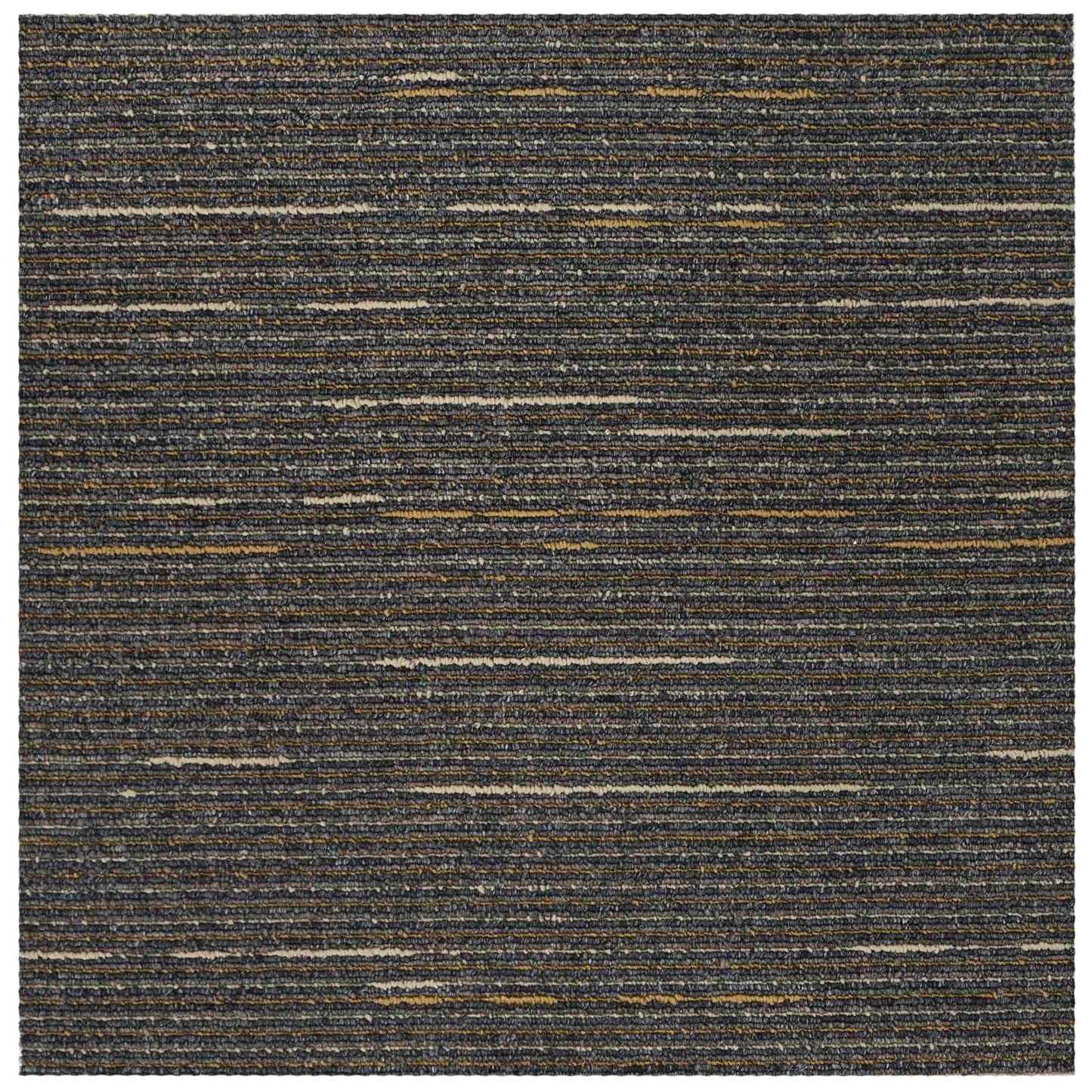 Teppeflis Stripet Lys Brun 50 x 50 cm 4 pcs PP og Bitumen