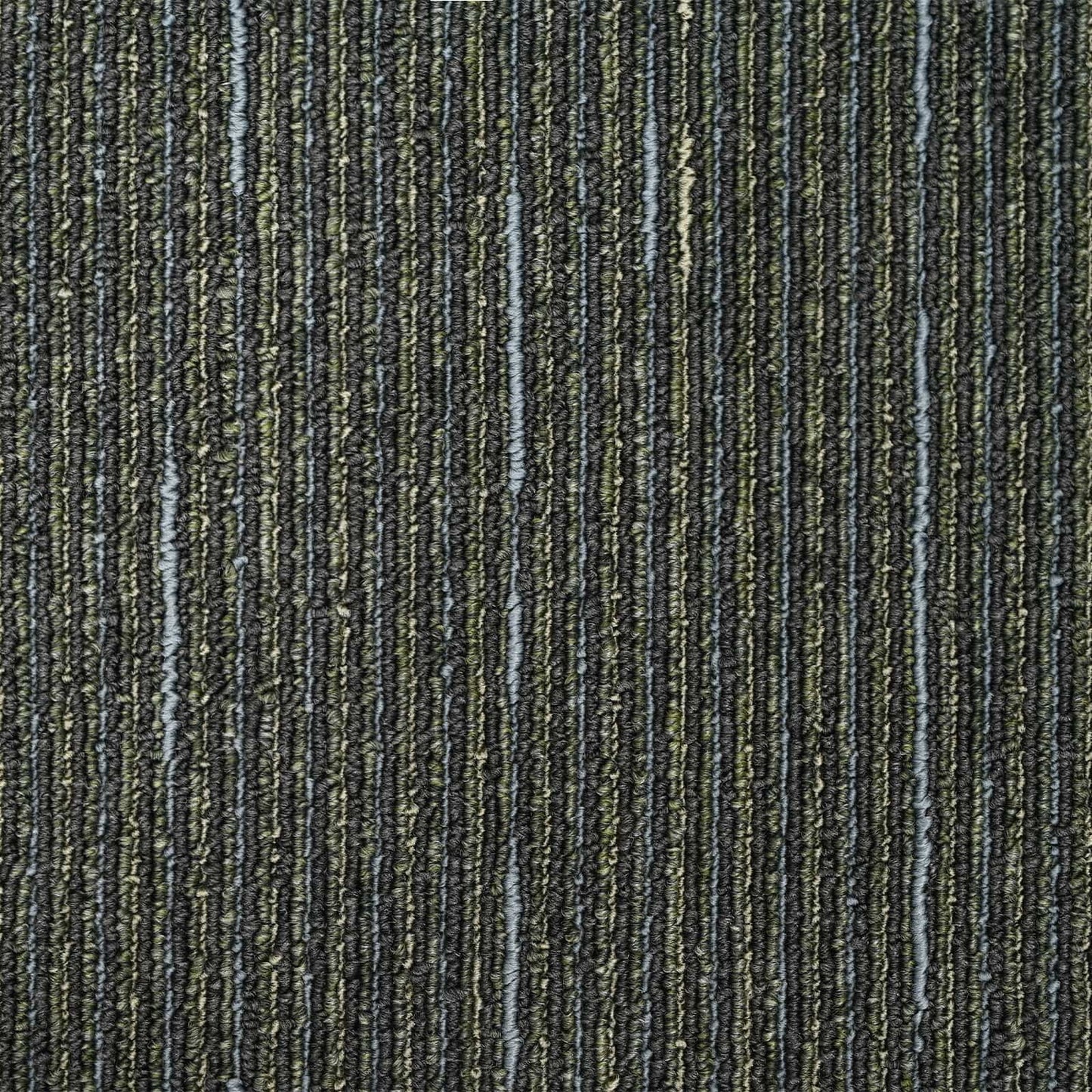 Teppeflis Stripete Lys Grønn 50 x 50 cm 20 pcs PP og Bitumen