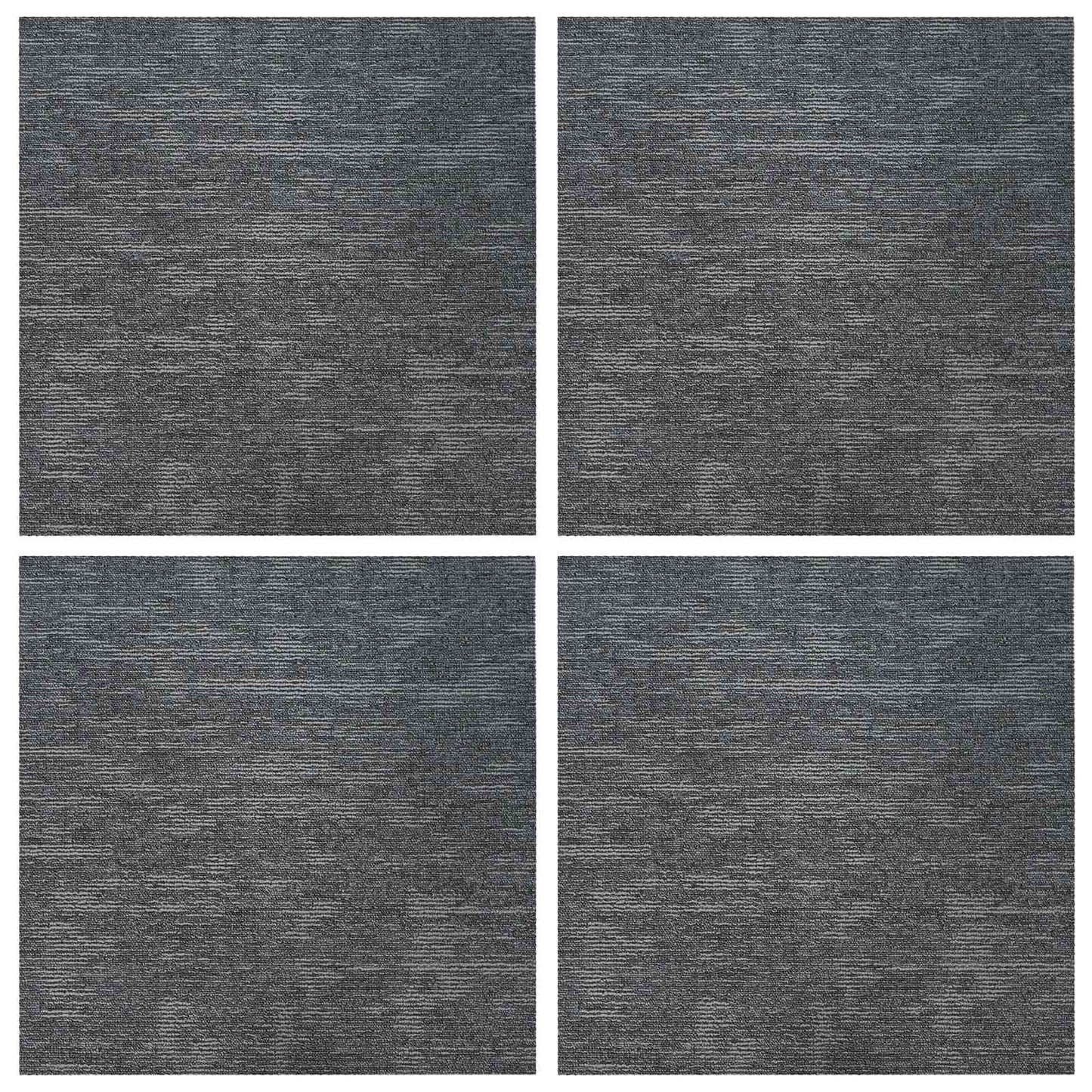 Teppeflis Himmelsgrå 50 x 50 cm 4 pcs PP og Bitumen
