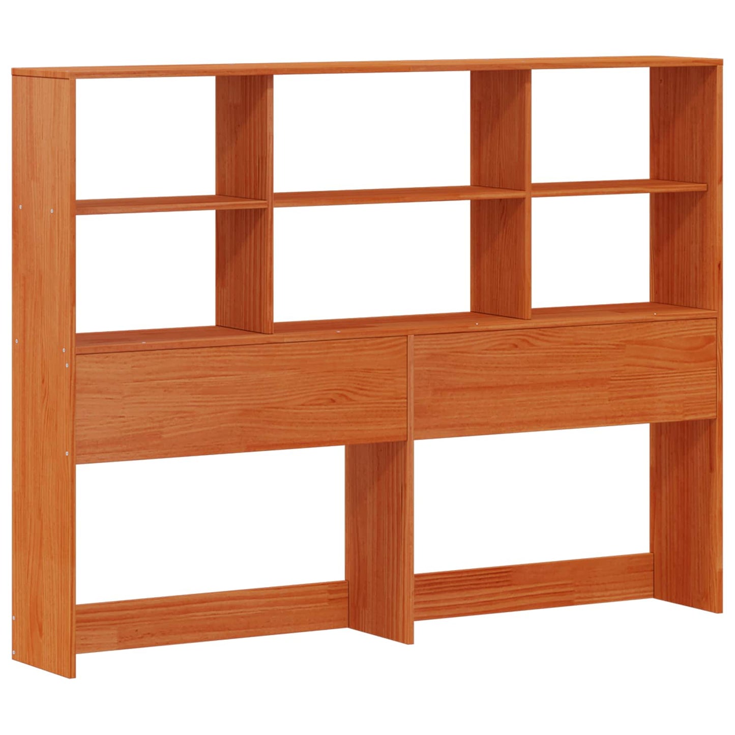 Sengramme med oppbevaringshodegavl VoksBrun 140 x 190 cm