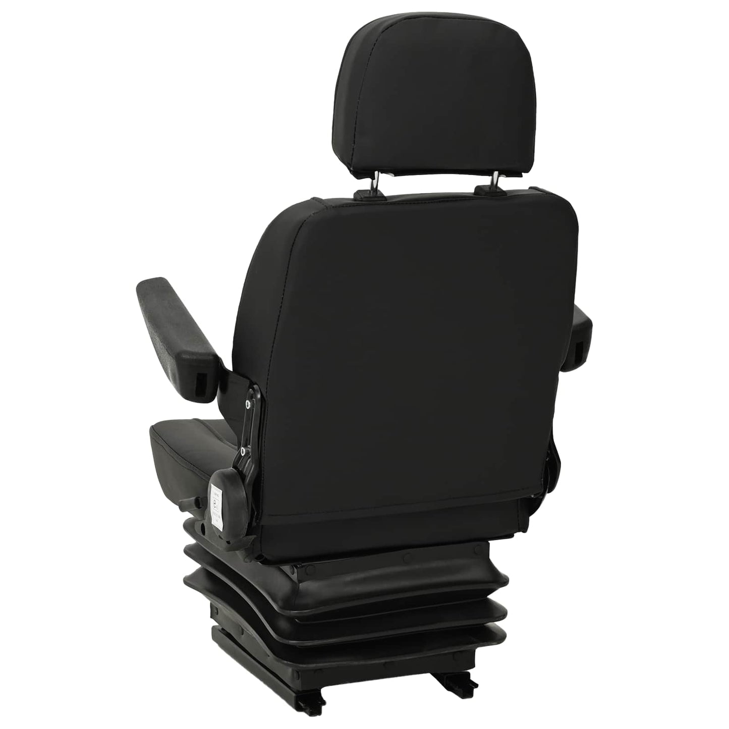 Traktor sete med oppheng Svart 56 x 57 x 87 cm Stål og PVC
