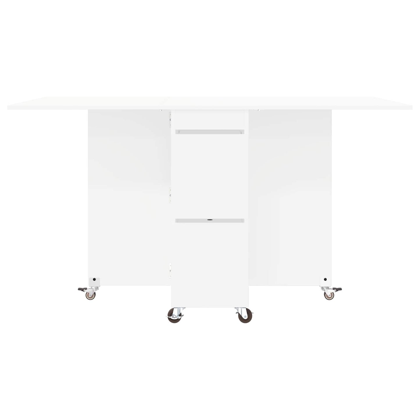 Spisebord 140 x 80 x 77 cm Konstruert tre Hvit Rektangulær