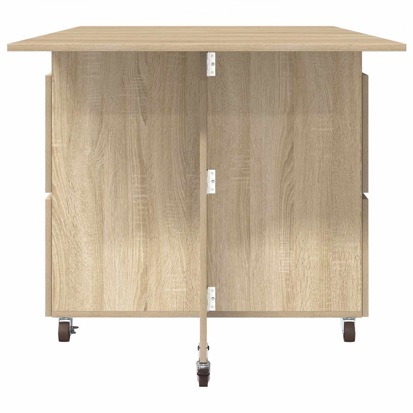 Spisebord 140 x 80 x 77 cm Konstruert tre Sonoma eik