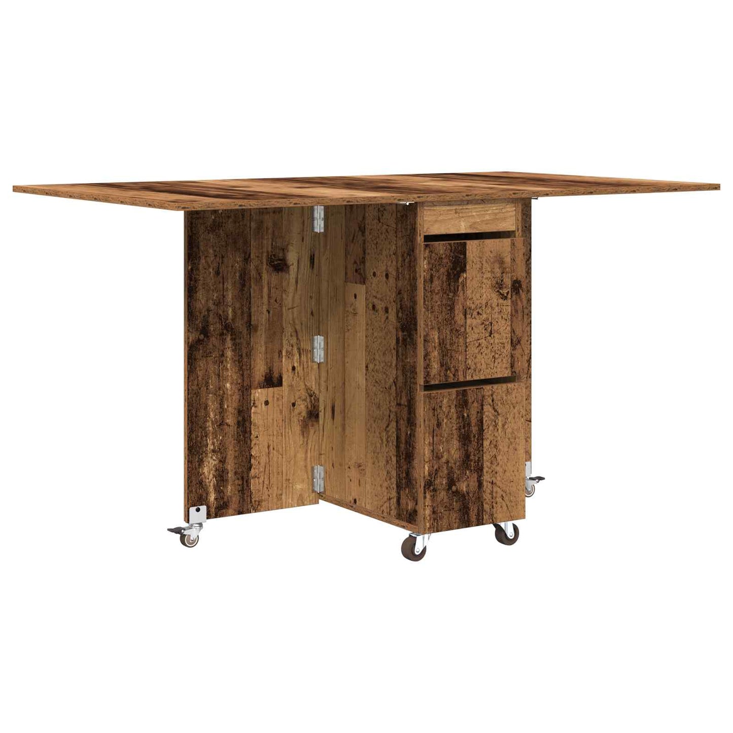 Spisebord 2 pcs 140 x 80 x 77 cm Konstruert tre Gammelt tre
