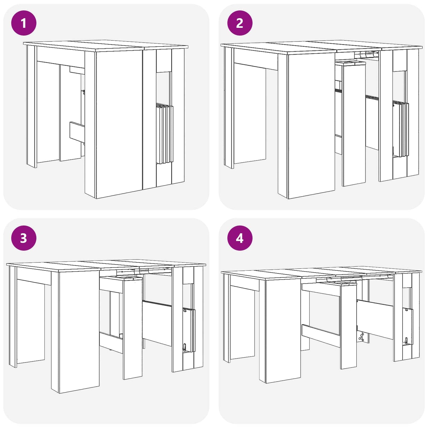 Spisebord 180 x 85 x 75 cm Konstruert tre Svart eik Rektangulær