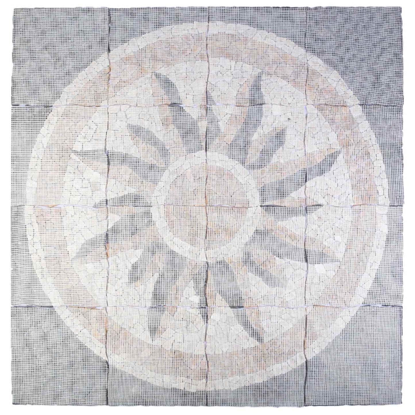 Mosaikkfliser solmønster Flerfarget 120 x 120 cm Marmor