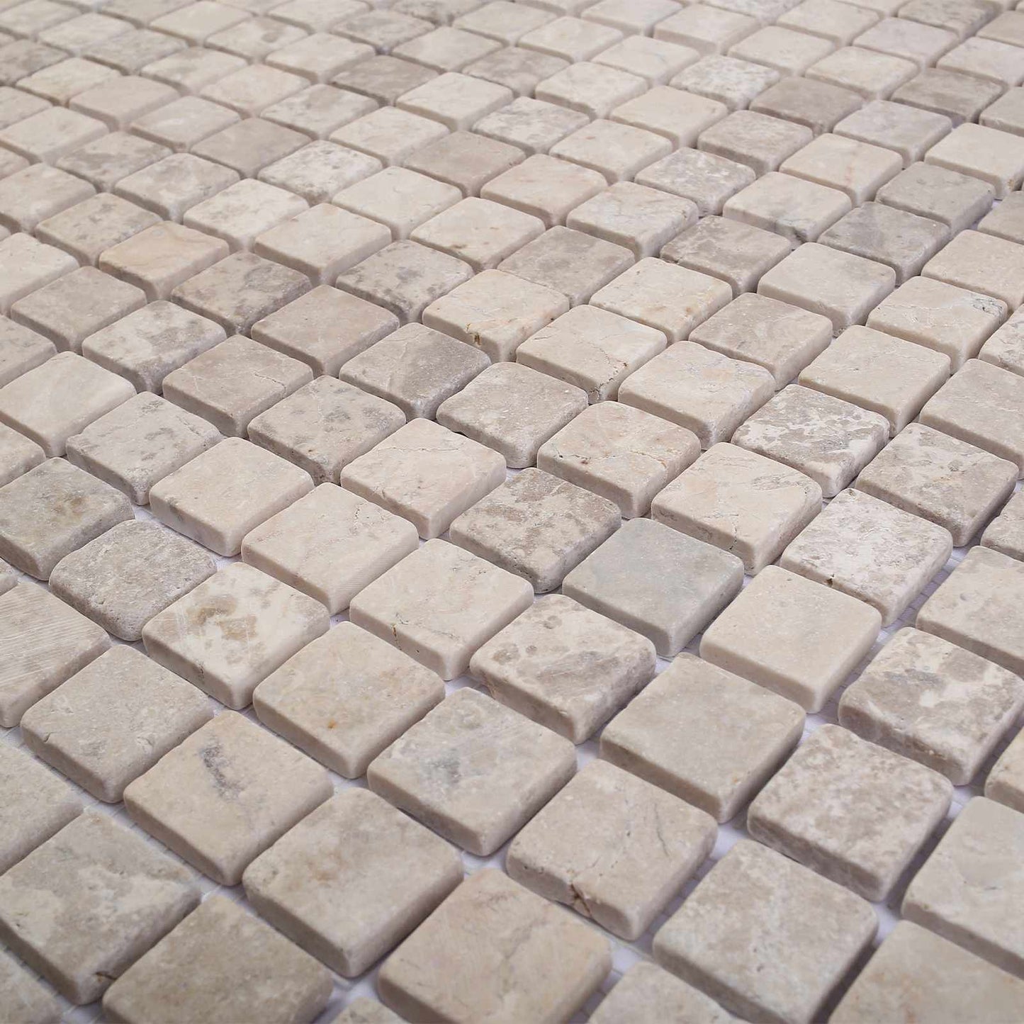 Mosaic Fliser Krem 30 x 30 cm Marmor