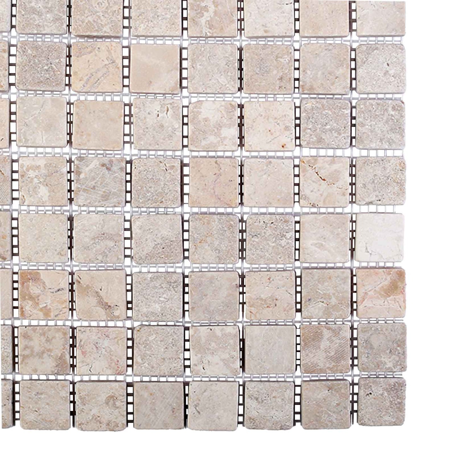 Mosaic Fliser Krem 30 x 30 cm Marmor