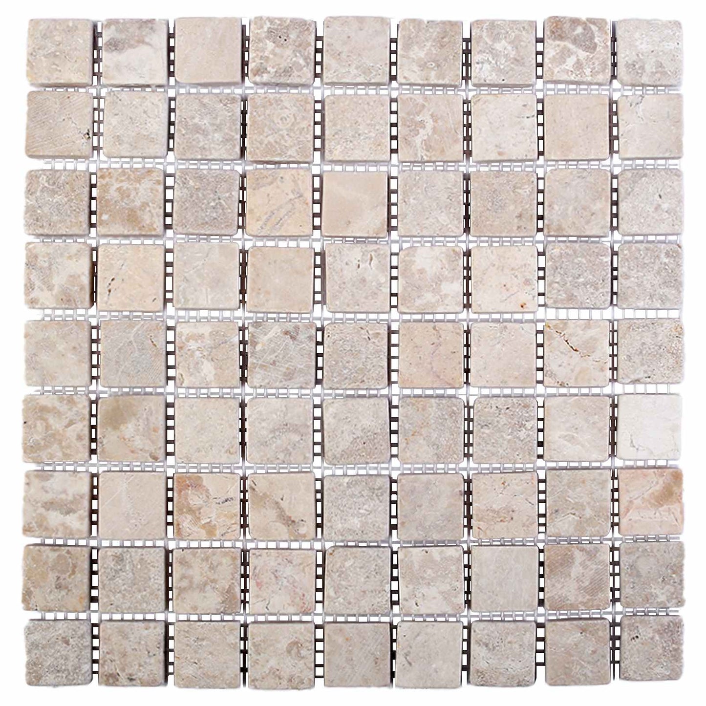 Mosaic Fliser Krem 30 x 30 cm Marmor