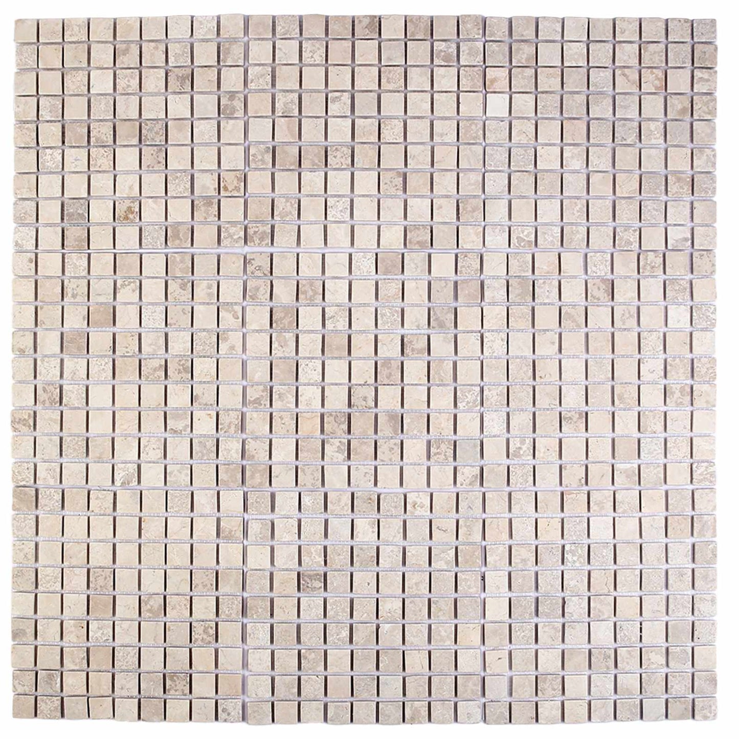 Mosaic Fliser Krem 30 x 30 cm Marmor