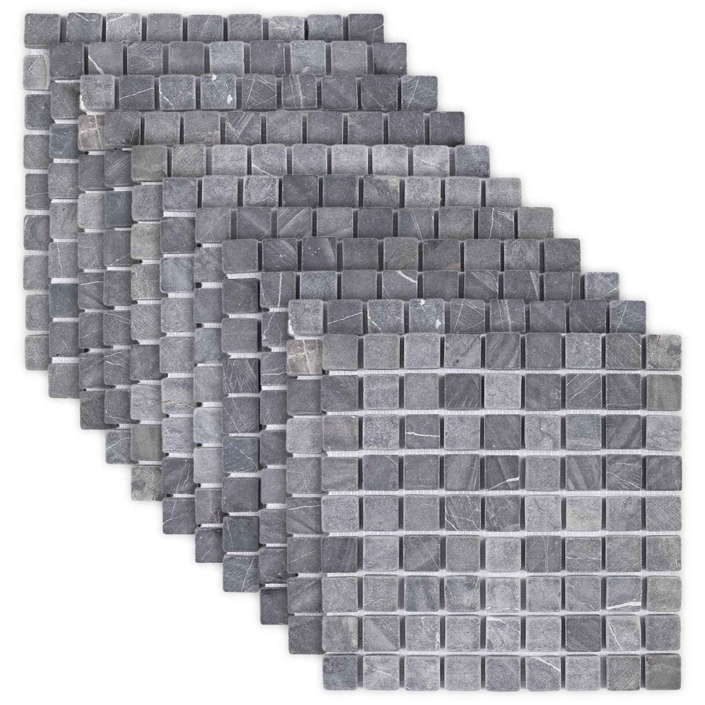 Mosaic Fliser Grå 30 x 30 cm Marmor