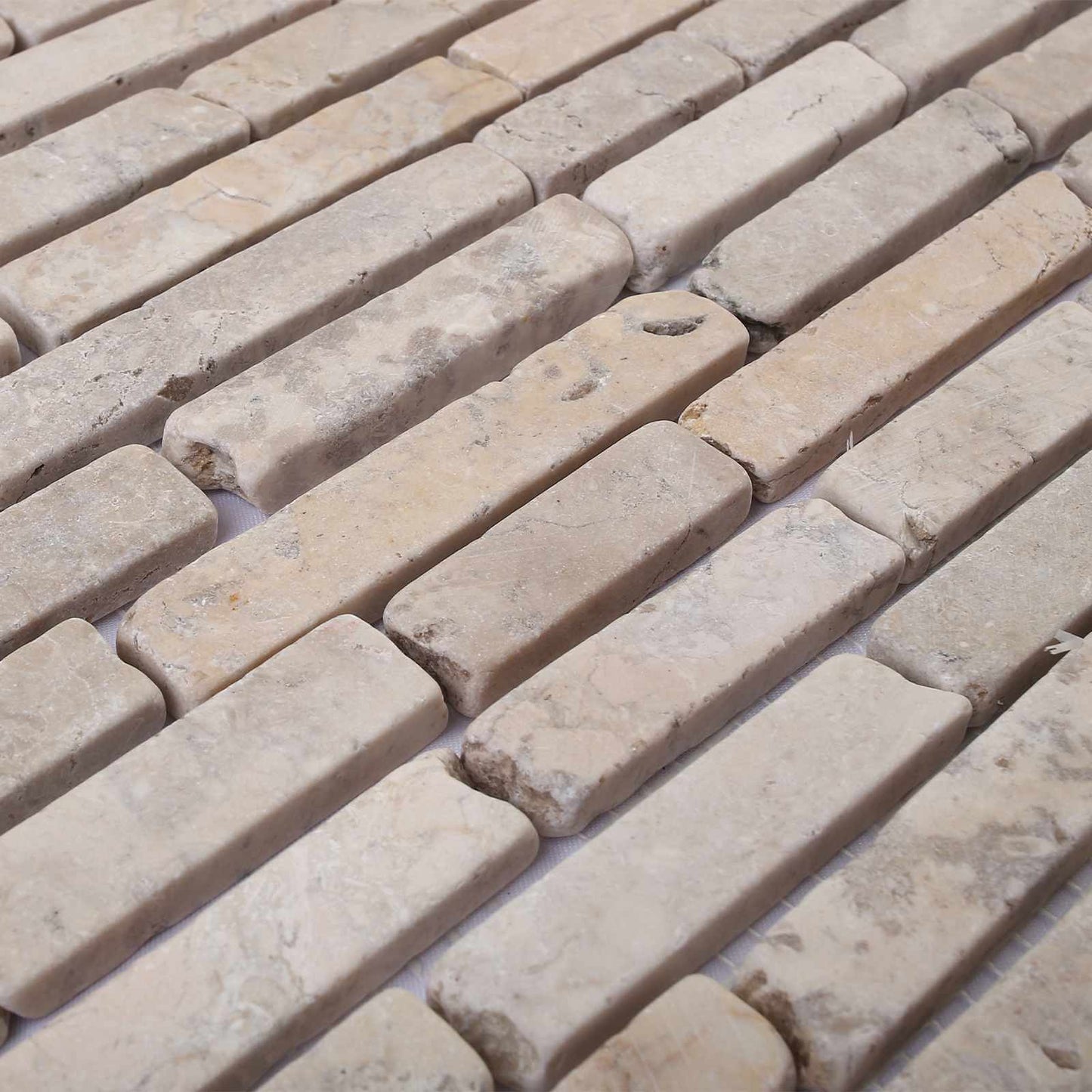 Mosaic Fliser Krem 30 x 30 cm Marmor