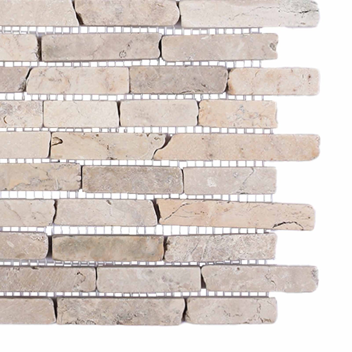 Mosaic Fliser Krem 30 x 30 cm Marmor