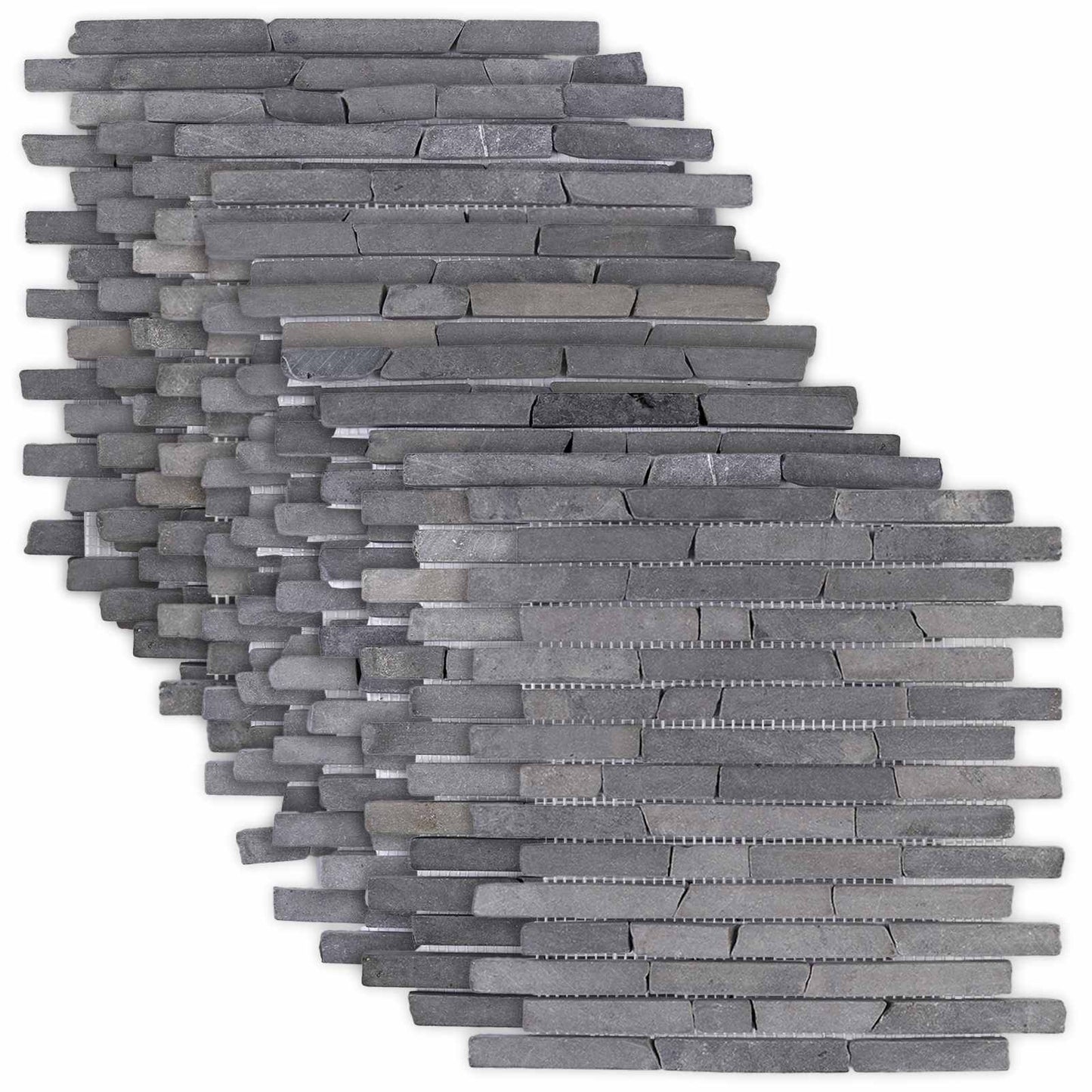 Mosaic Fliser Grå 30 x 30 cm Marmor