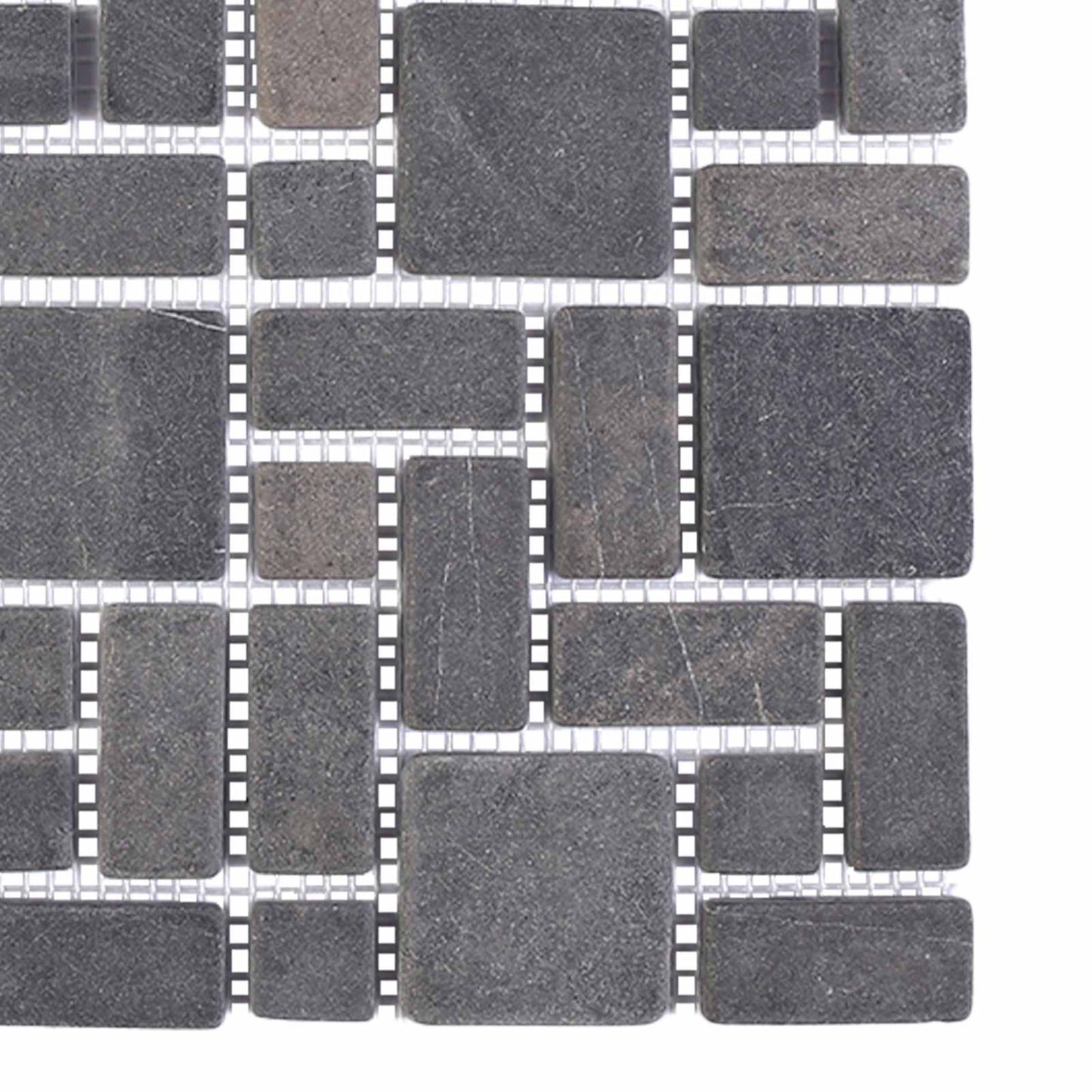 Mosaic Fliser Grå 30 x 30 cm Marmor