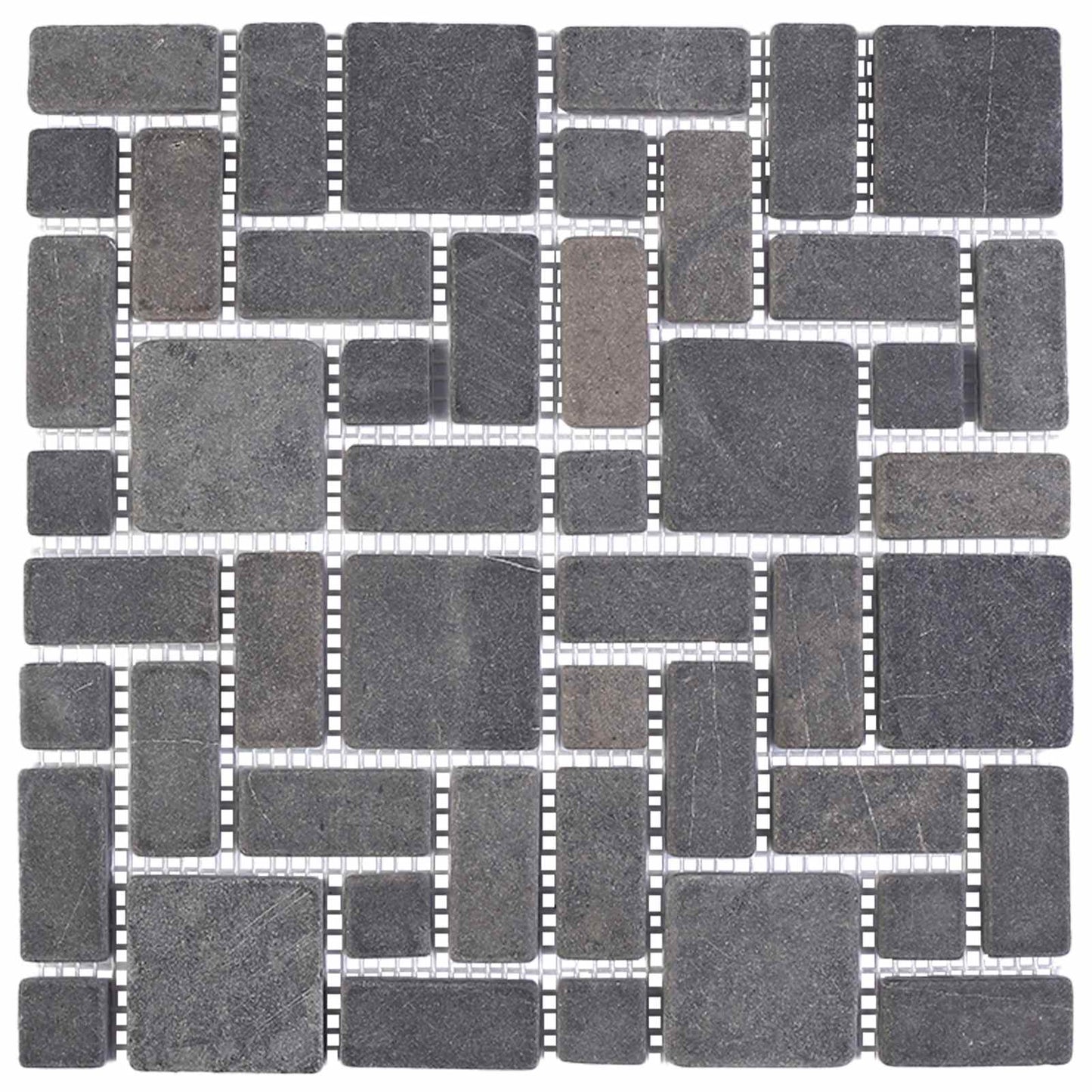 Mosaic Fliser Grå 30 x 30 cm Marmor