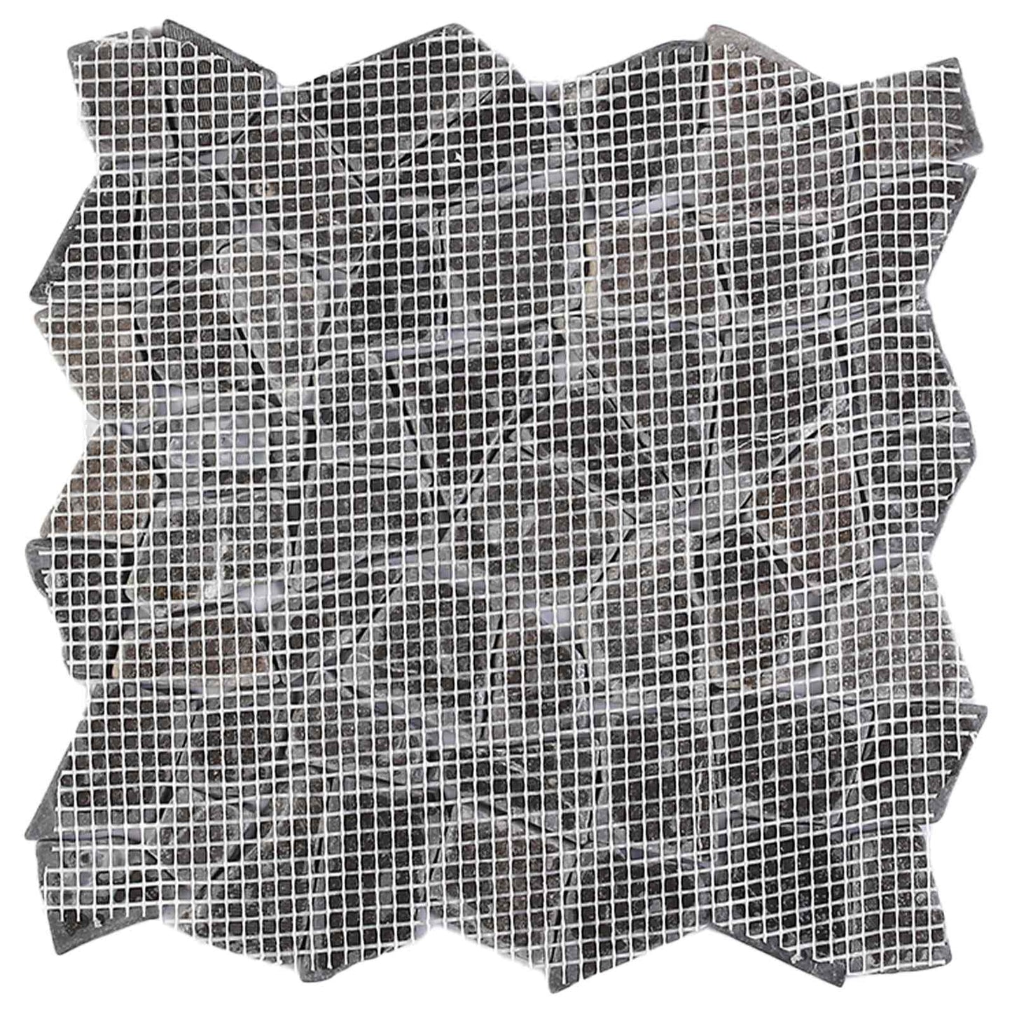 Mosaic Fliser Mørkegrå 30 x 30 cm Marmor