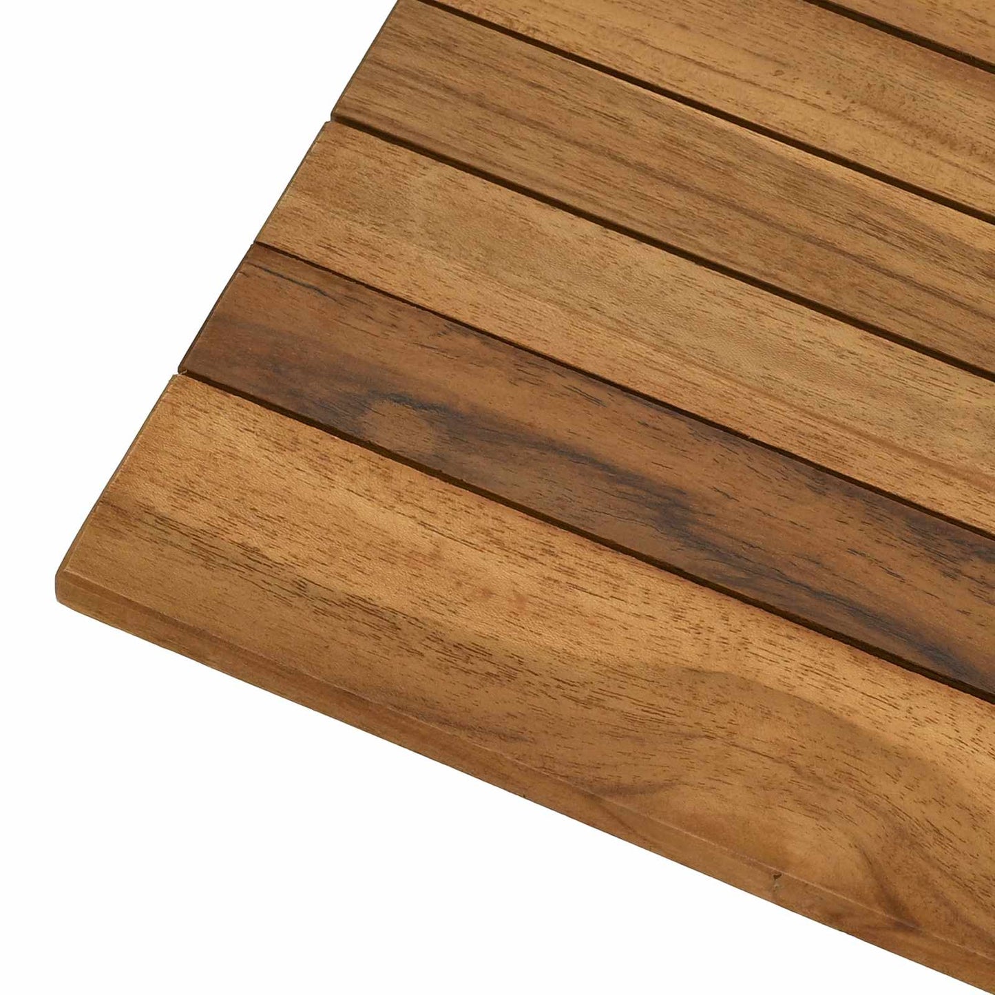 Bordplate 40 x 40 x 3,5 cm Torget Massivt Teaktre Naturlig