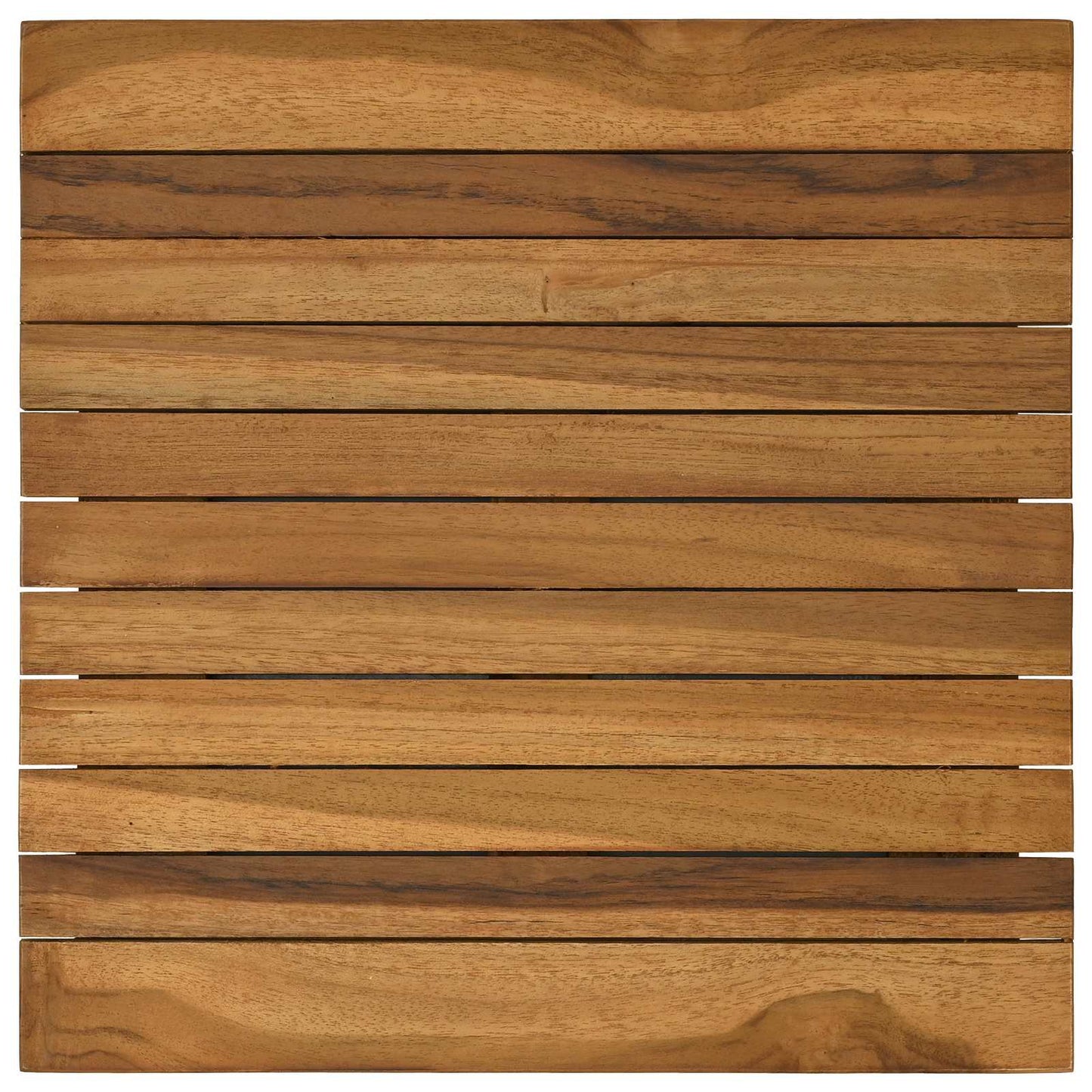 Bordplate 40 x 40 x 3,5 cm Torget Massivt Teaktre Naturlig