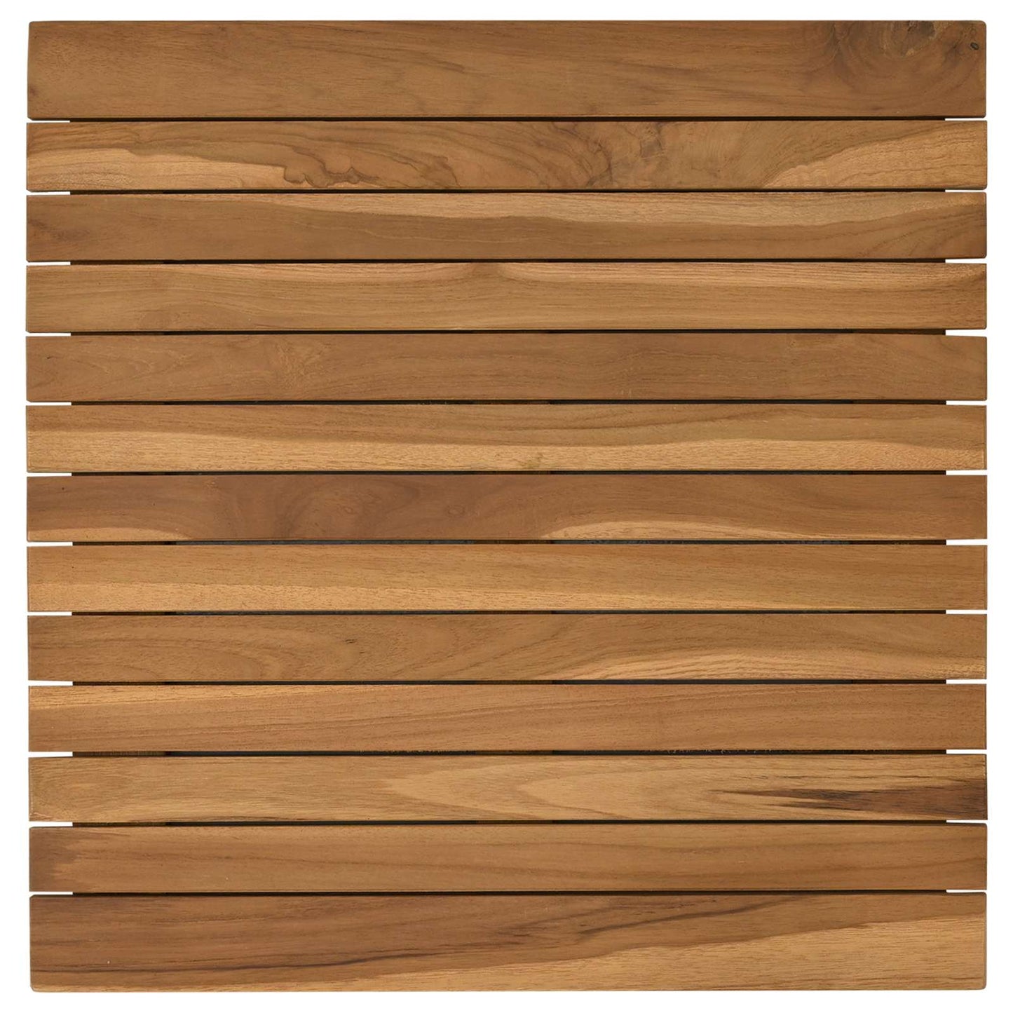 Bordplate 50 x 50 x 3,5 cm Torget Massivt Teaktre Naturlig