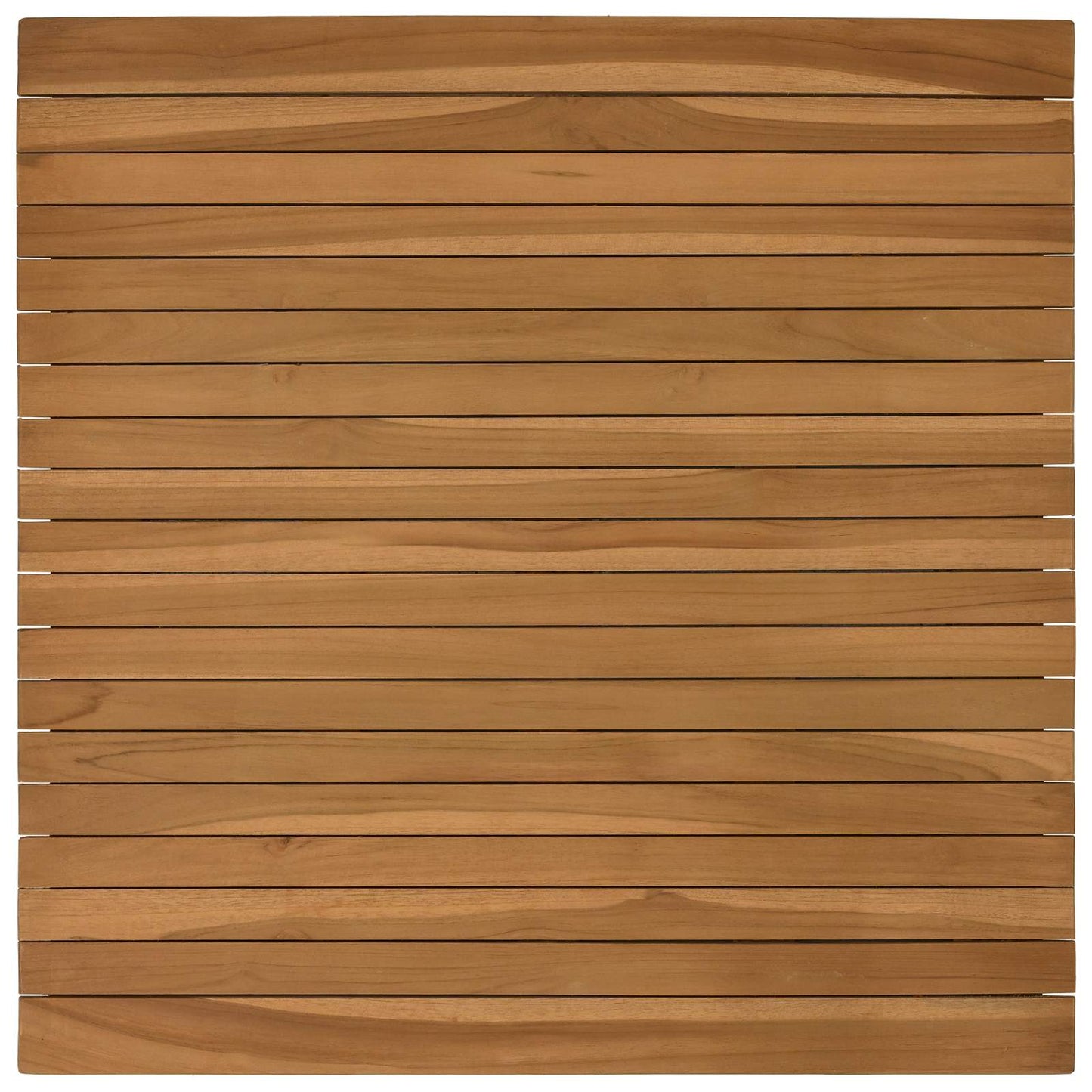 Bordplate 70 x 70 x 3,5 cm Torget Massivt Teaktre Naturlig