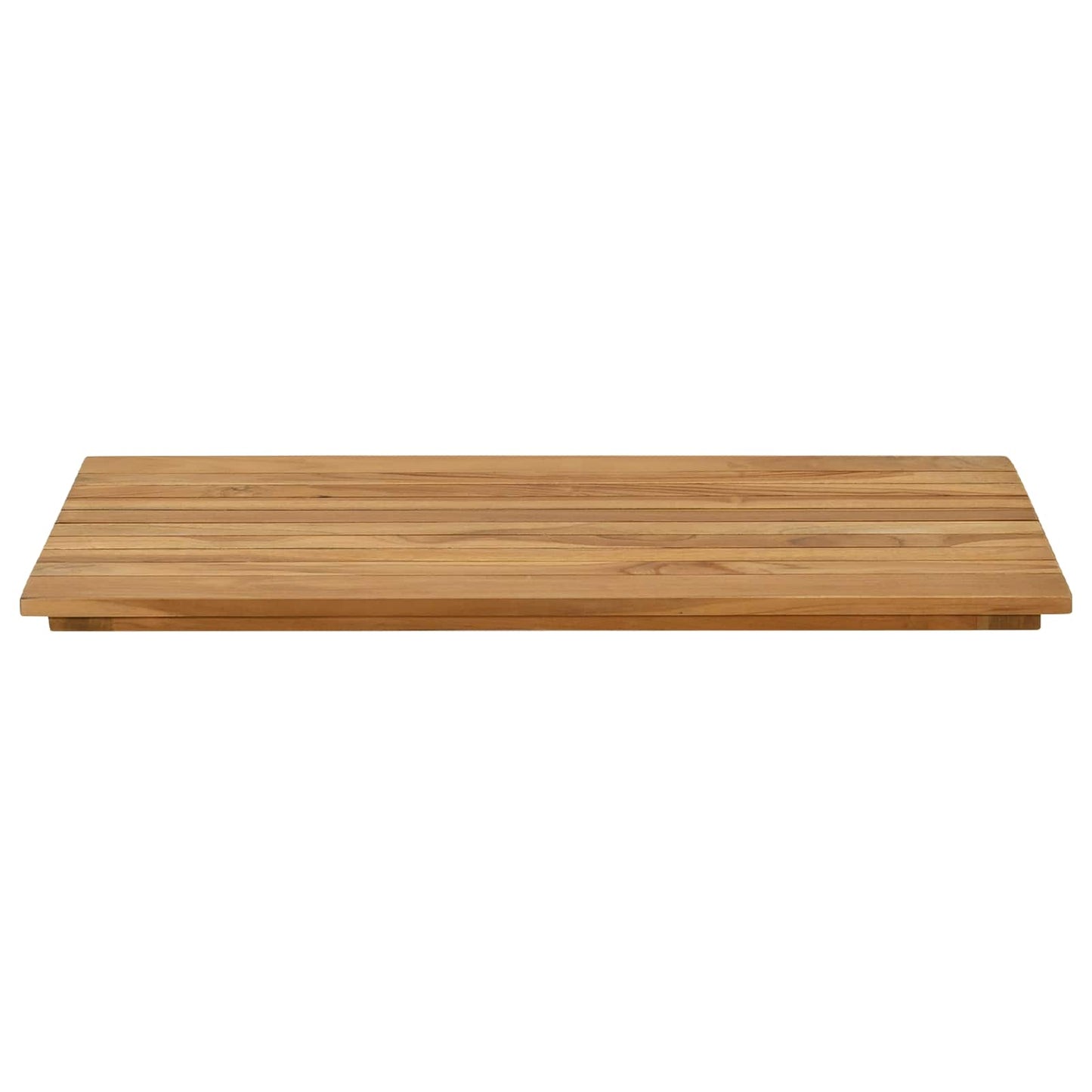 Bordplate 80 x 40 x 3,5 cm Rektangulær Massivt Teaktre Naturlig